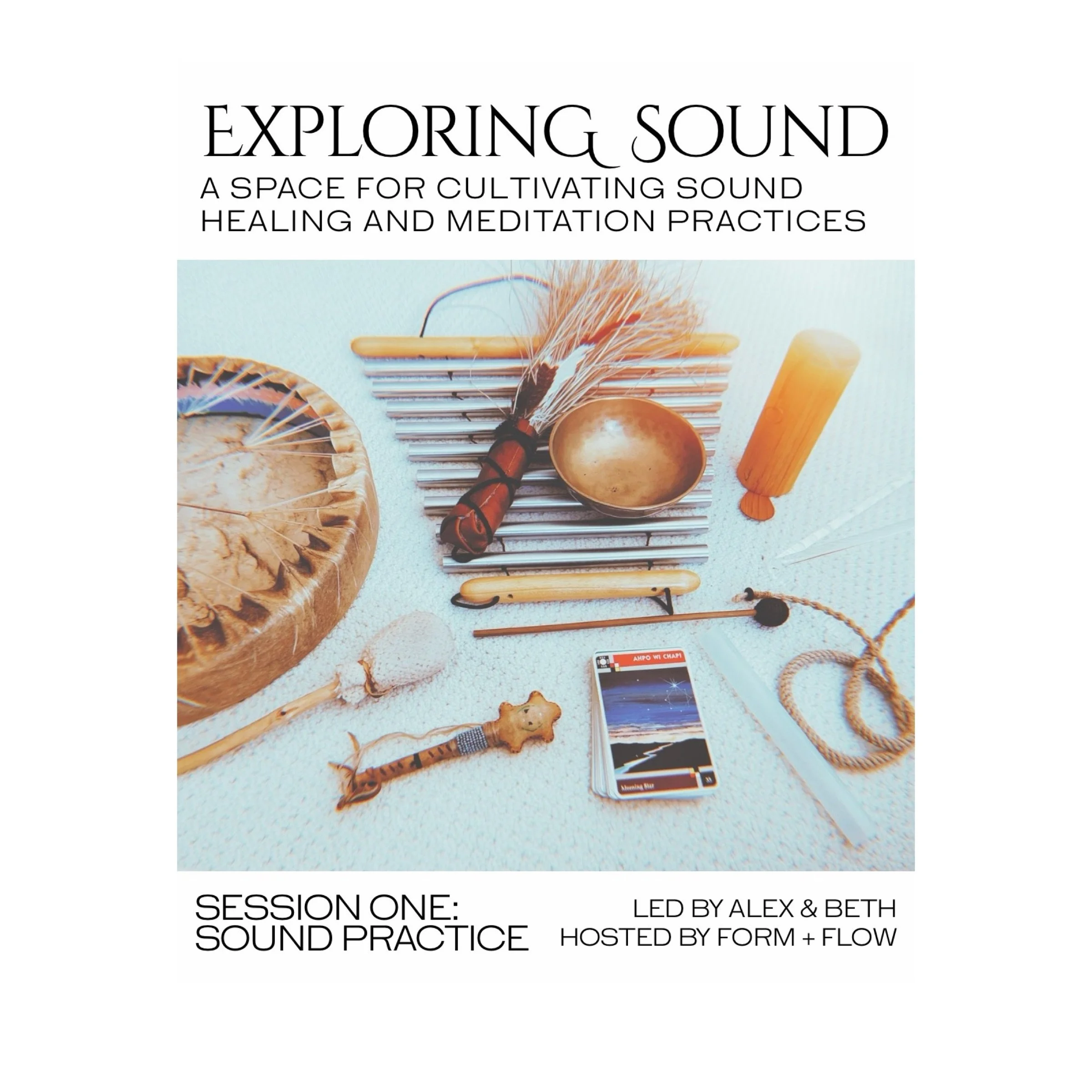 Exploring Sound: Session One