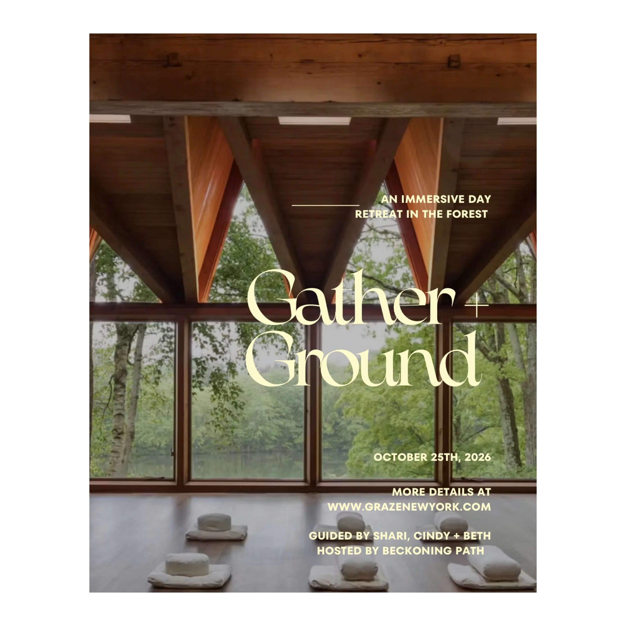 Gather + Ground: An Immersive Retreat in Nature