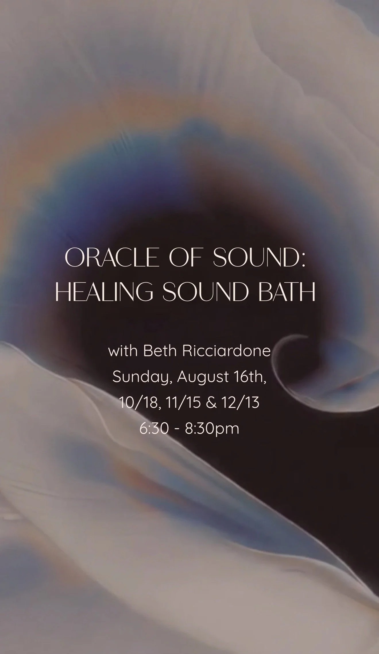 ORACLE OF SOUND: Healing Sound Bath 