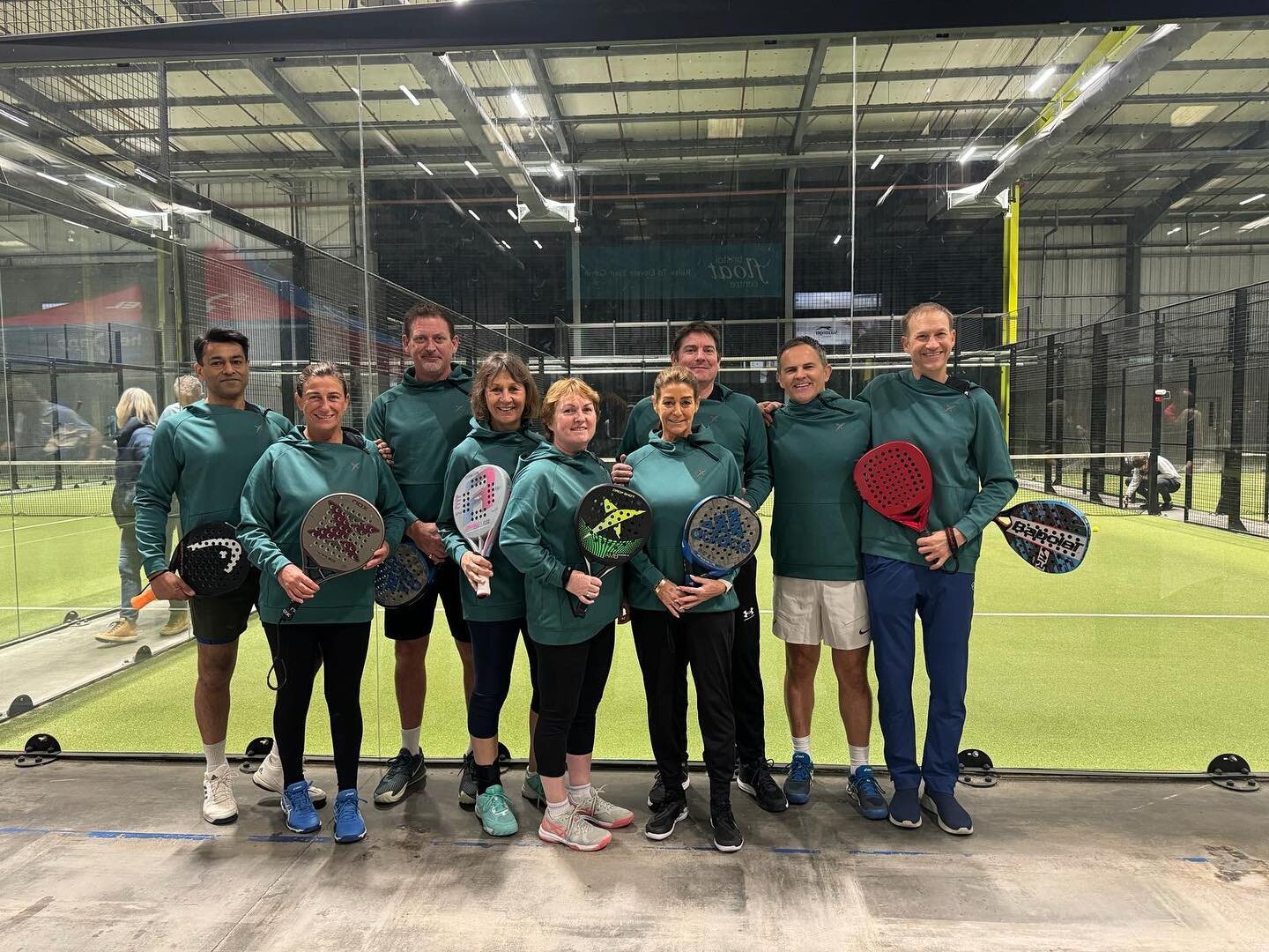 Best of luck to the very youthful looking Cheshire Over 50&rsquo;s team, who are competing today at the @uk_padel County Championships 🏆💪🎾