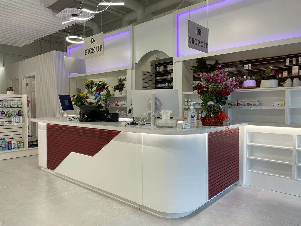 Custom commercial millwork and display cabinetry