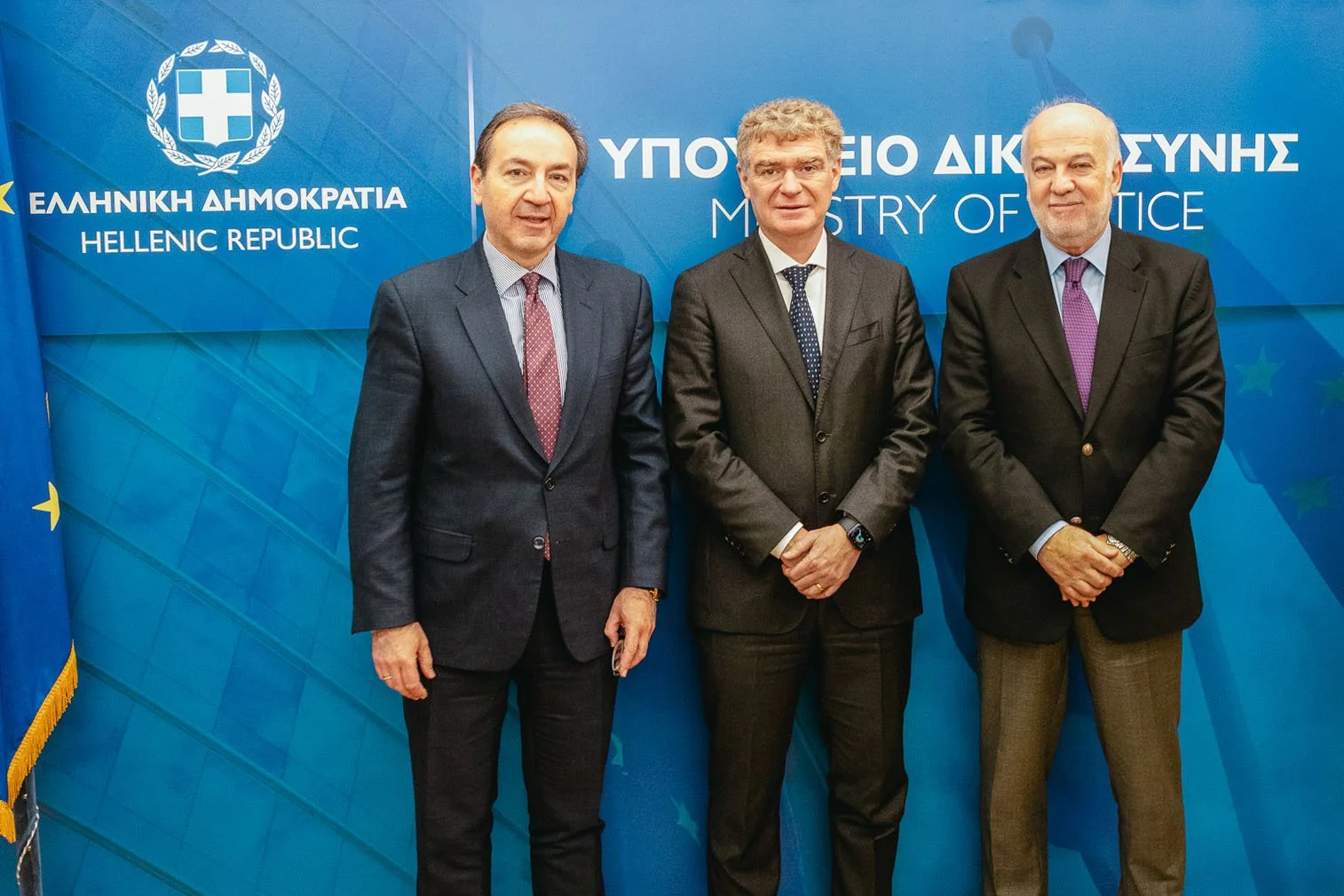 Συνάντηση της πολιτικής ηγεσίας του Υπουργείου Δικαιοσύνης με τον κ. Mario Nava με στόχο την μείωση των εκκρεμών δικαστικών υποθέσεων