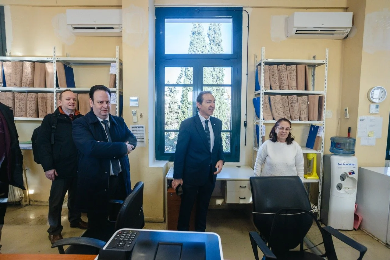 Επίσκεψη του Υφυπουργού Δικαιοσύνης κ. Ιωάννη Μπούγα στο Πρωτοδικείο Αθηνών