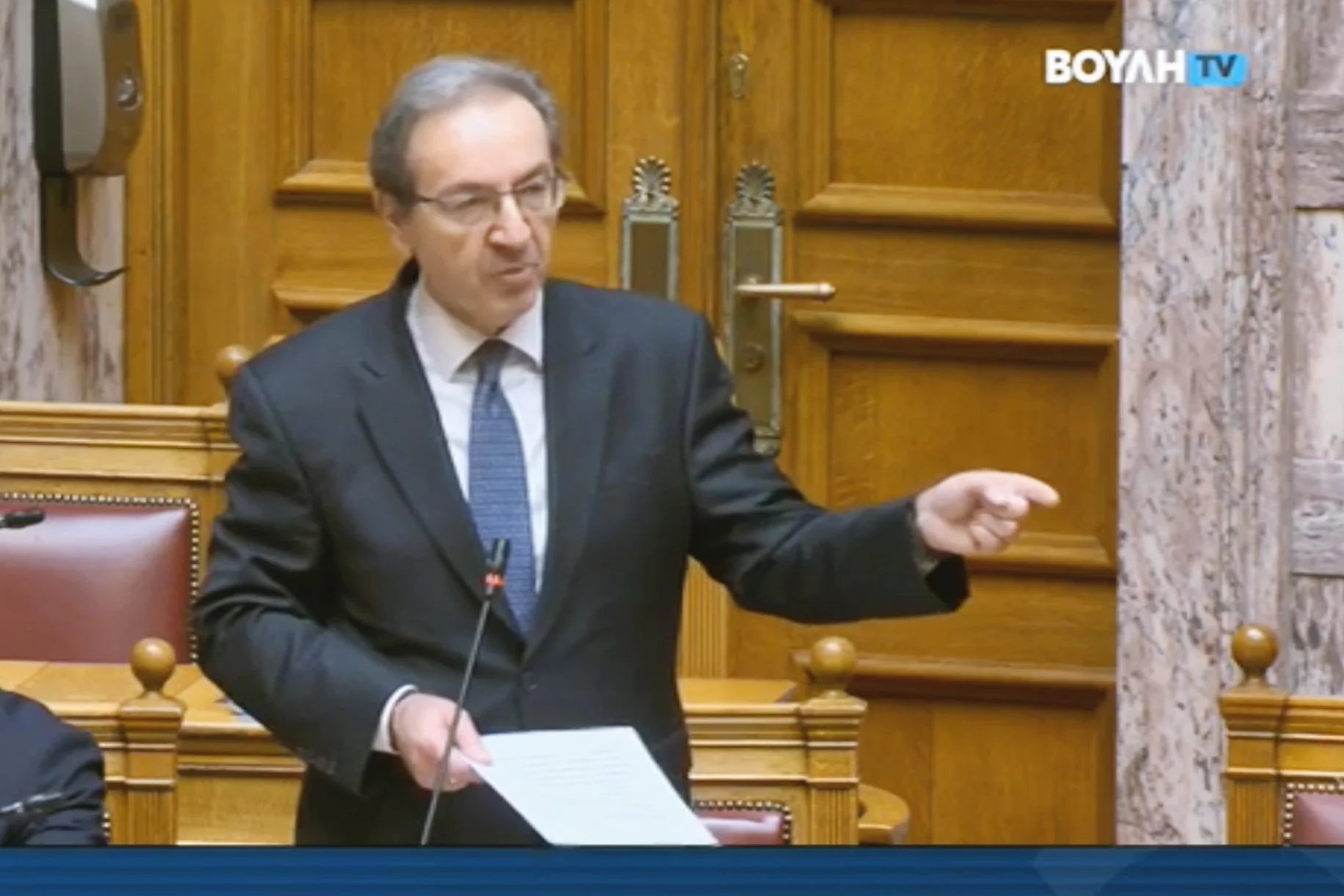 Απάντηση του Υφυπουργού Δικαιοσύνης Ι. Μπούγα σε επίκαιρη ερώτηση της Προέδρου της Κ.Ο. Νέα Αριστερά Π. Πέρκα