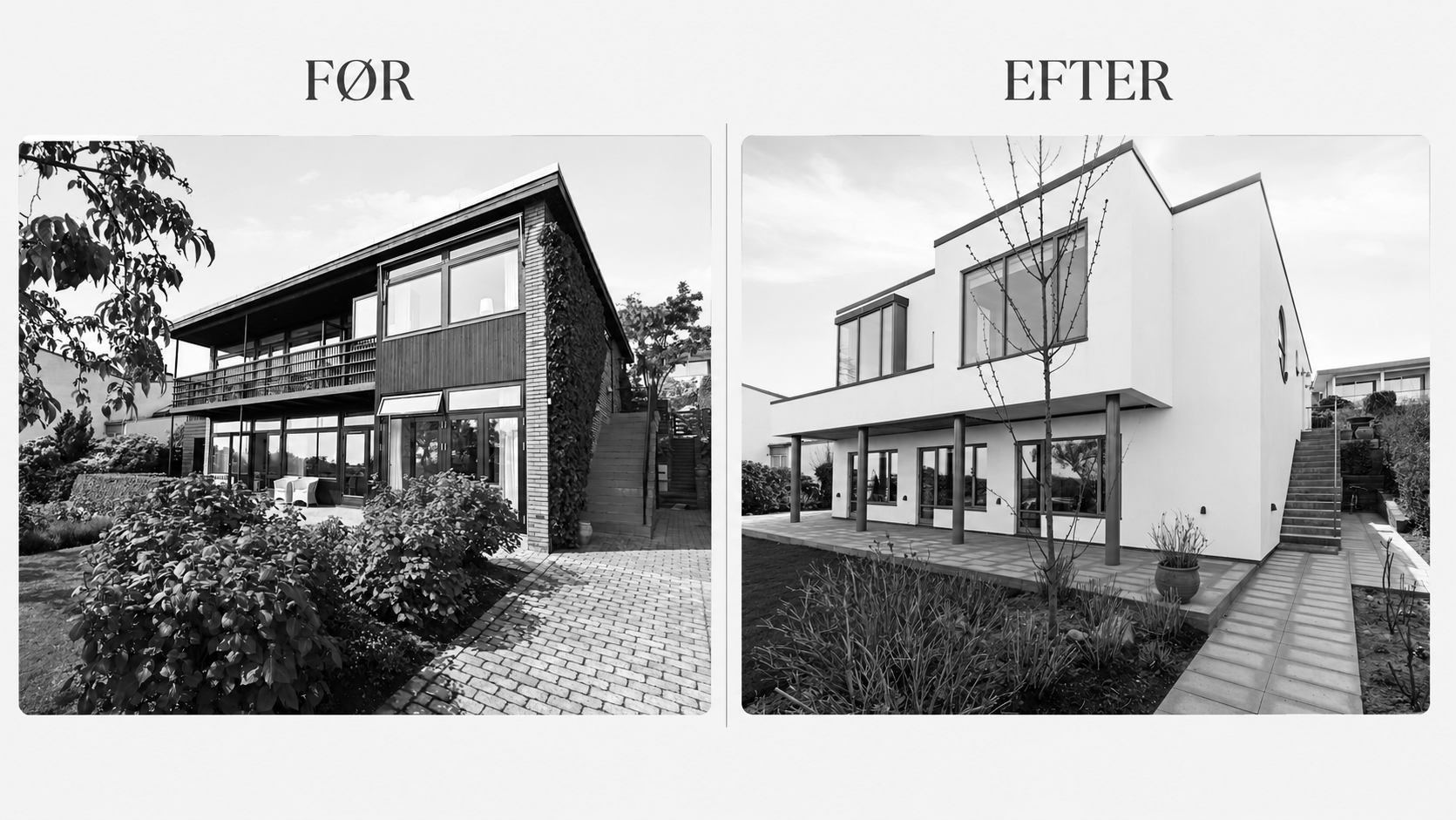 Hvordan håndtere Brixval - Arkitektur &amp; Design en tilbygning?