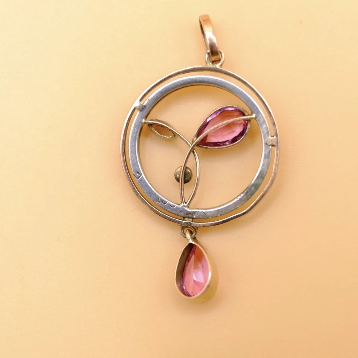 BVL1116-enamel-pink-stone-pendant-back.jpg