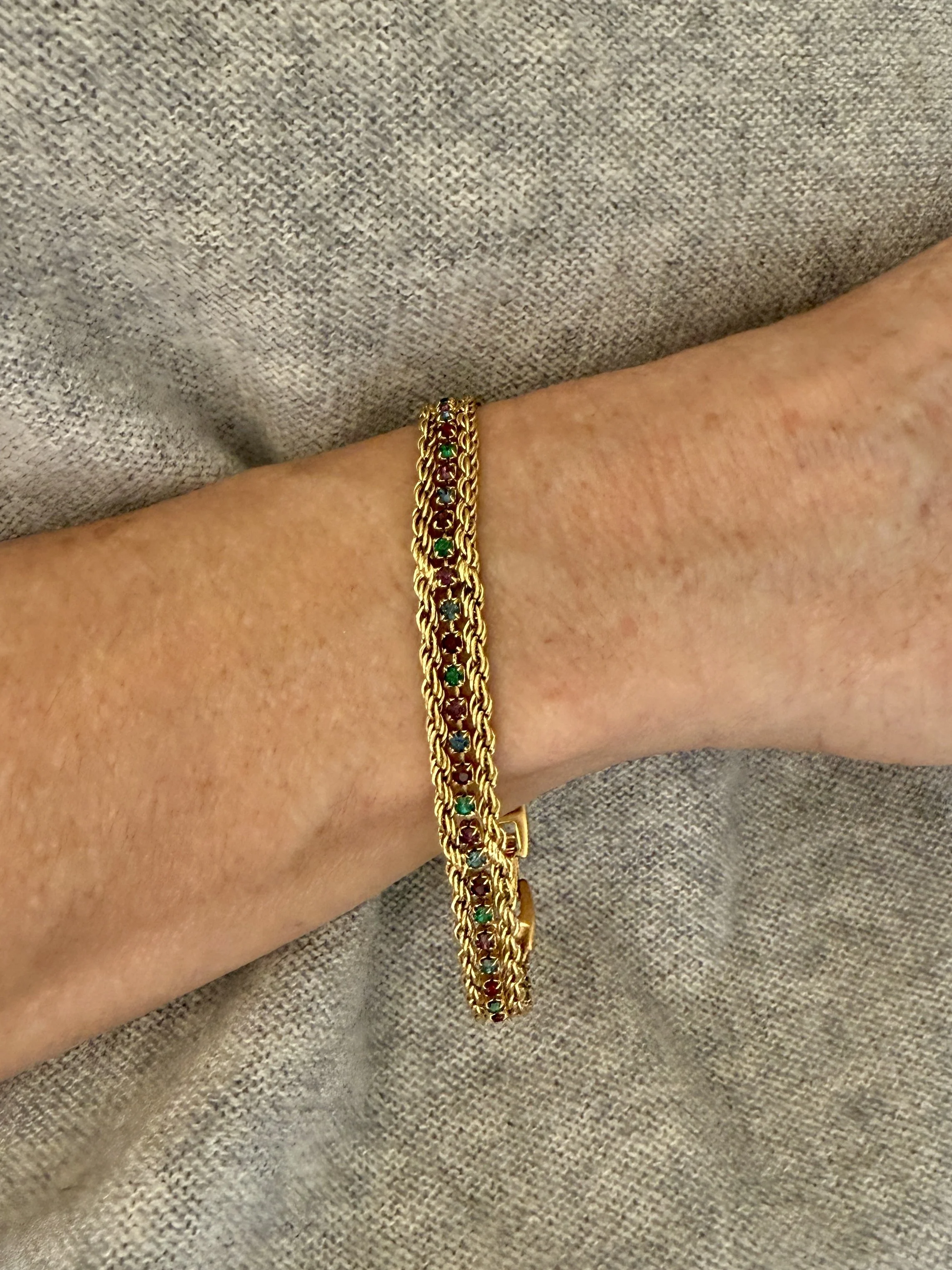 BVL910-multi-colour-stone-rope-bracelet-worn.jpg