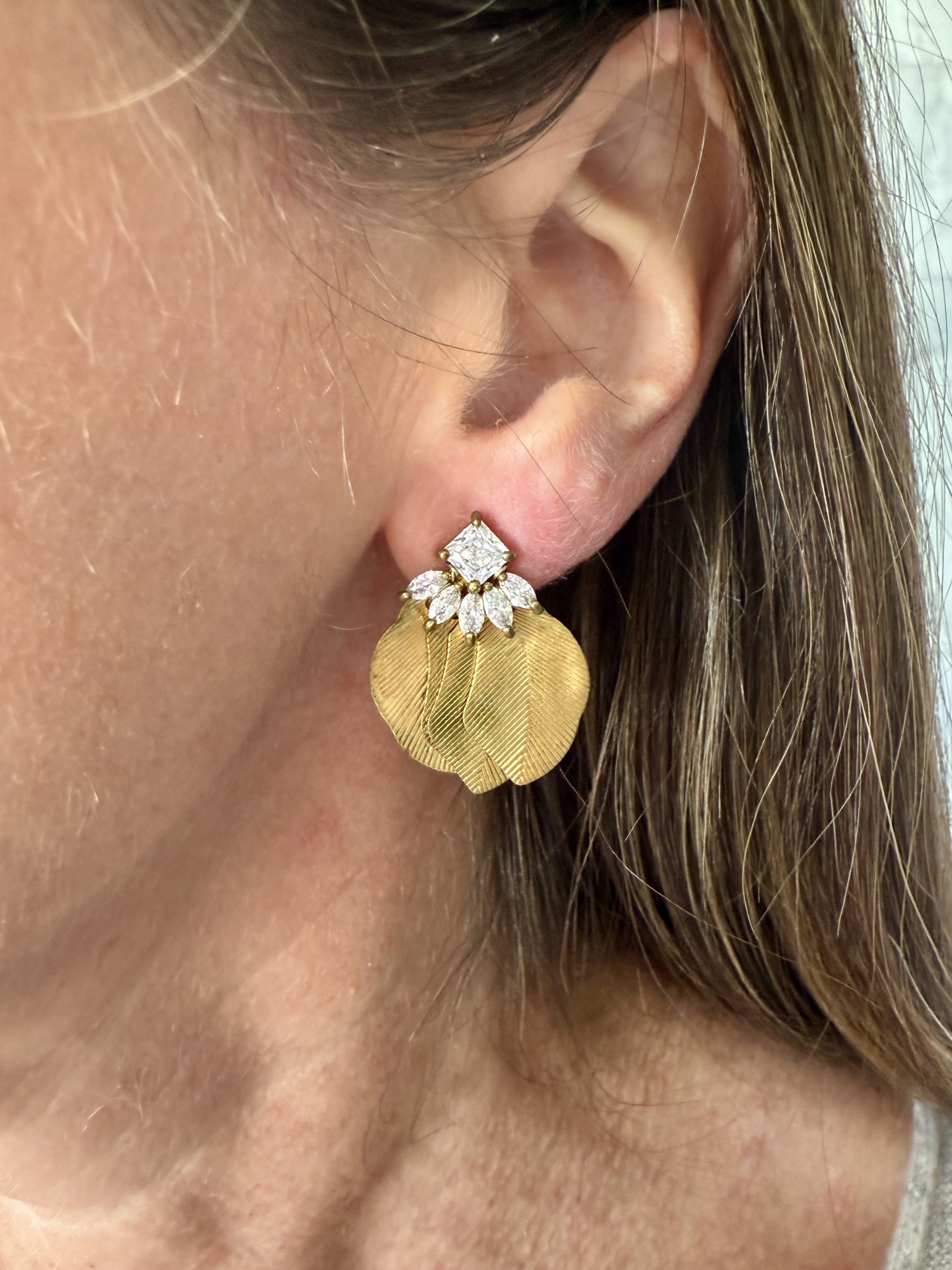 BVL945-leaf-paste-stud-earrings-worn.jpg