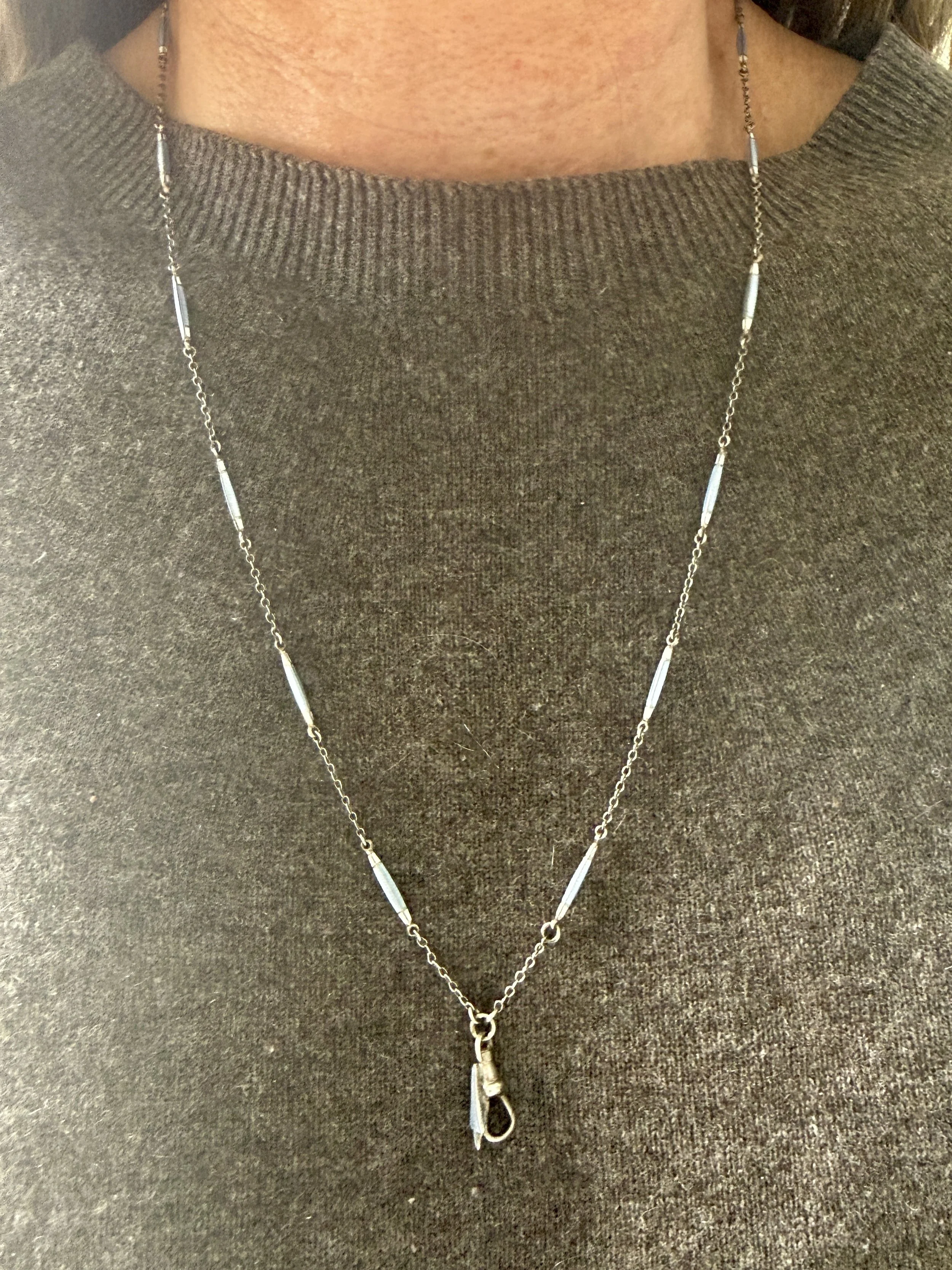 BVL941-blue-enamel-bar-chain-worn.jpg