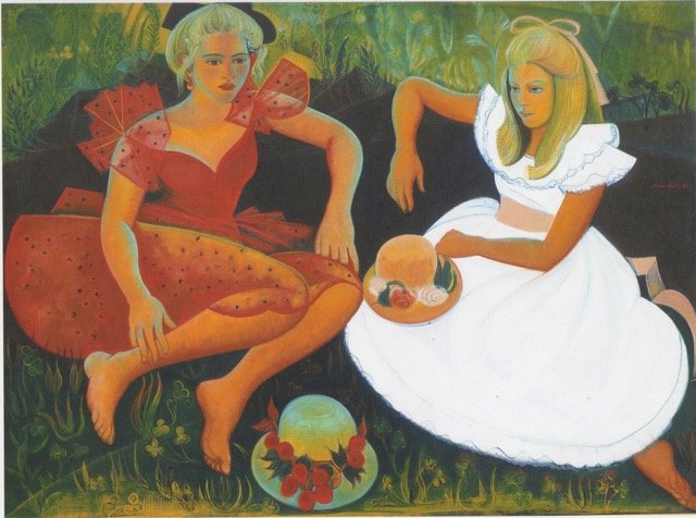 Maro Gorky, Adolescence, 1987, Oil on canvas, 120 x 160 cm
