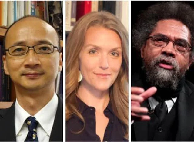 Joseph Chan, Jennifer Frey, and Cornel West