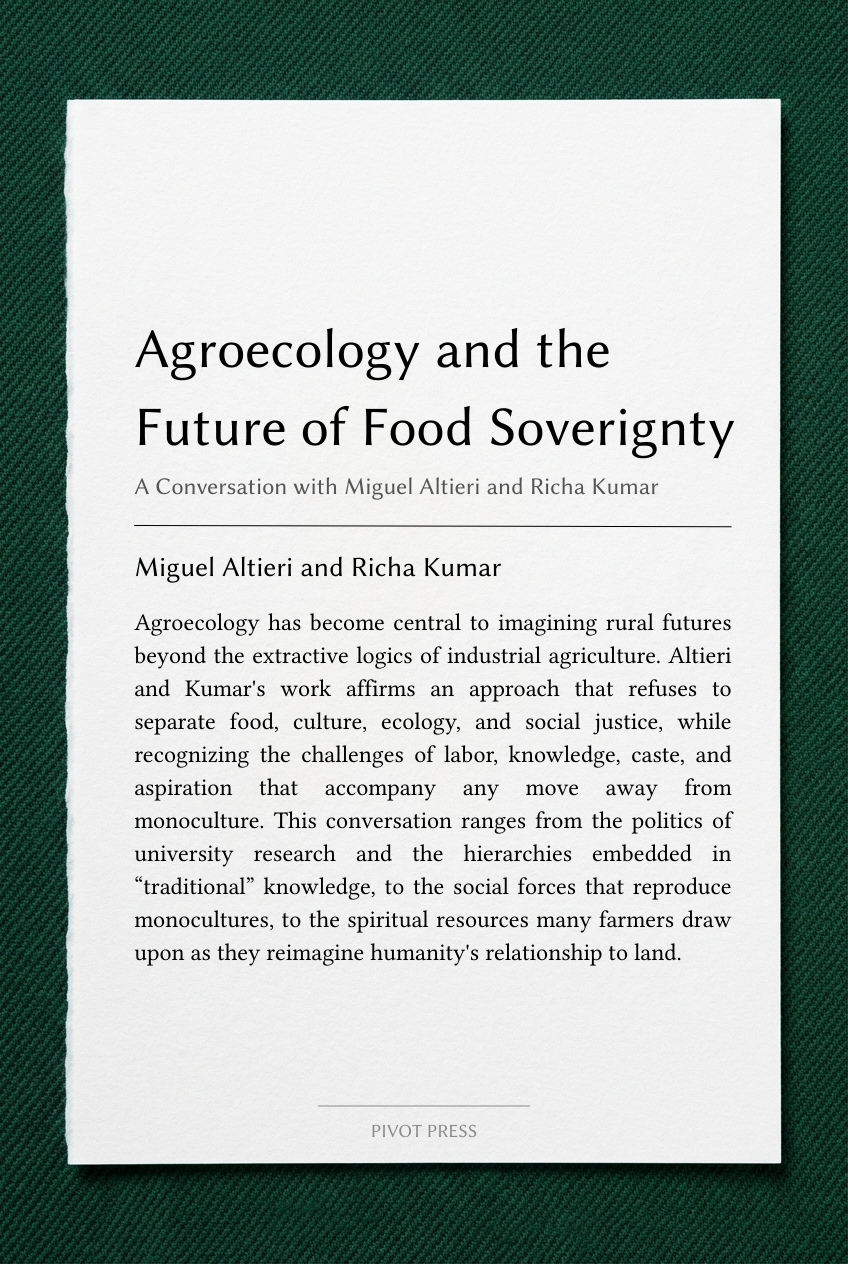Agroecology and the Future of Food Sovereignty