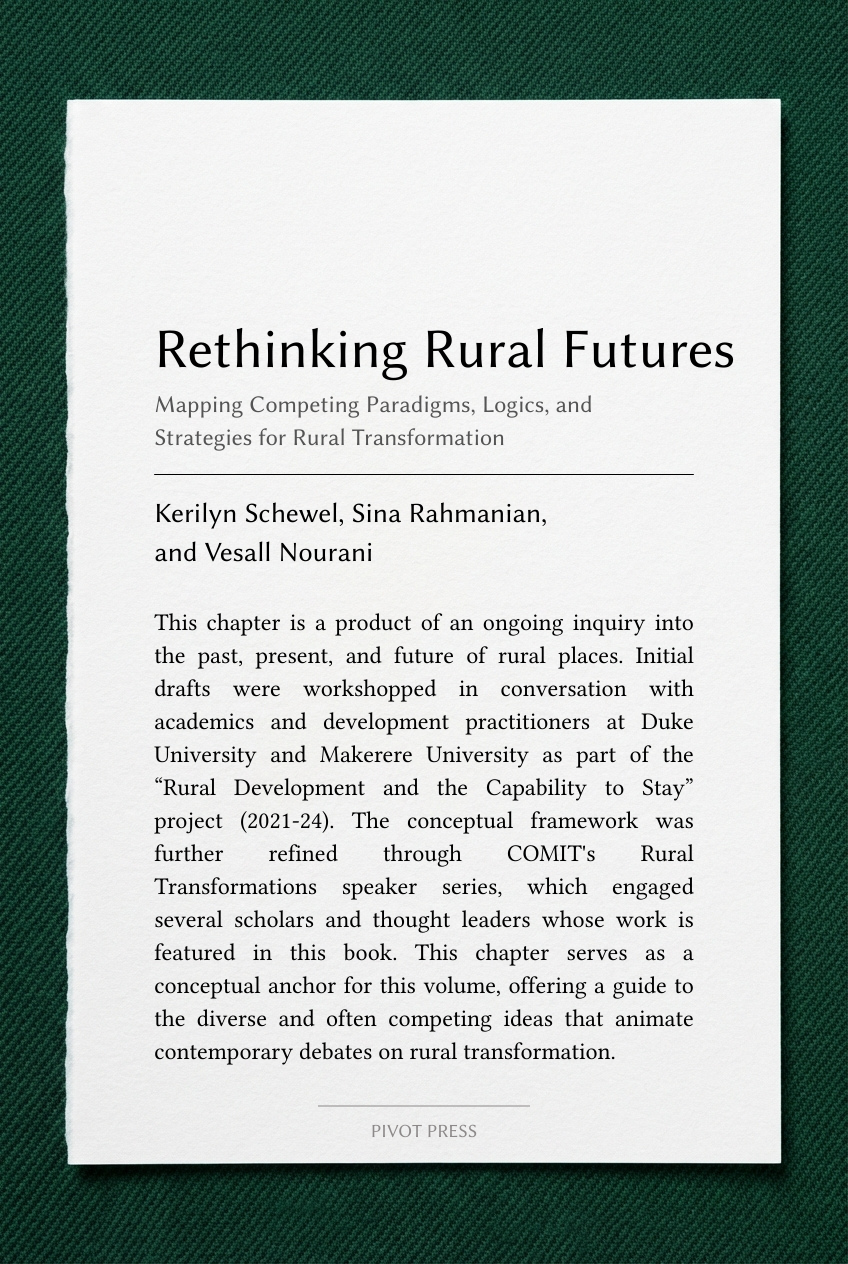 Rethinking Rural Futures