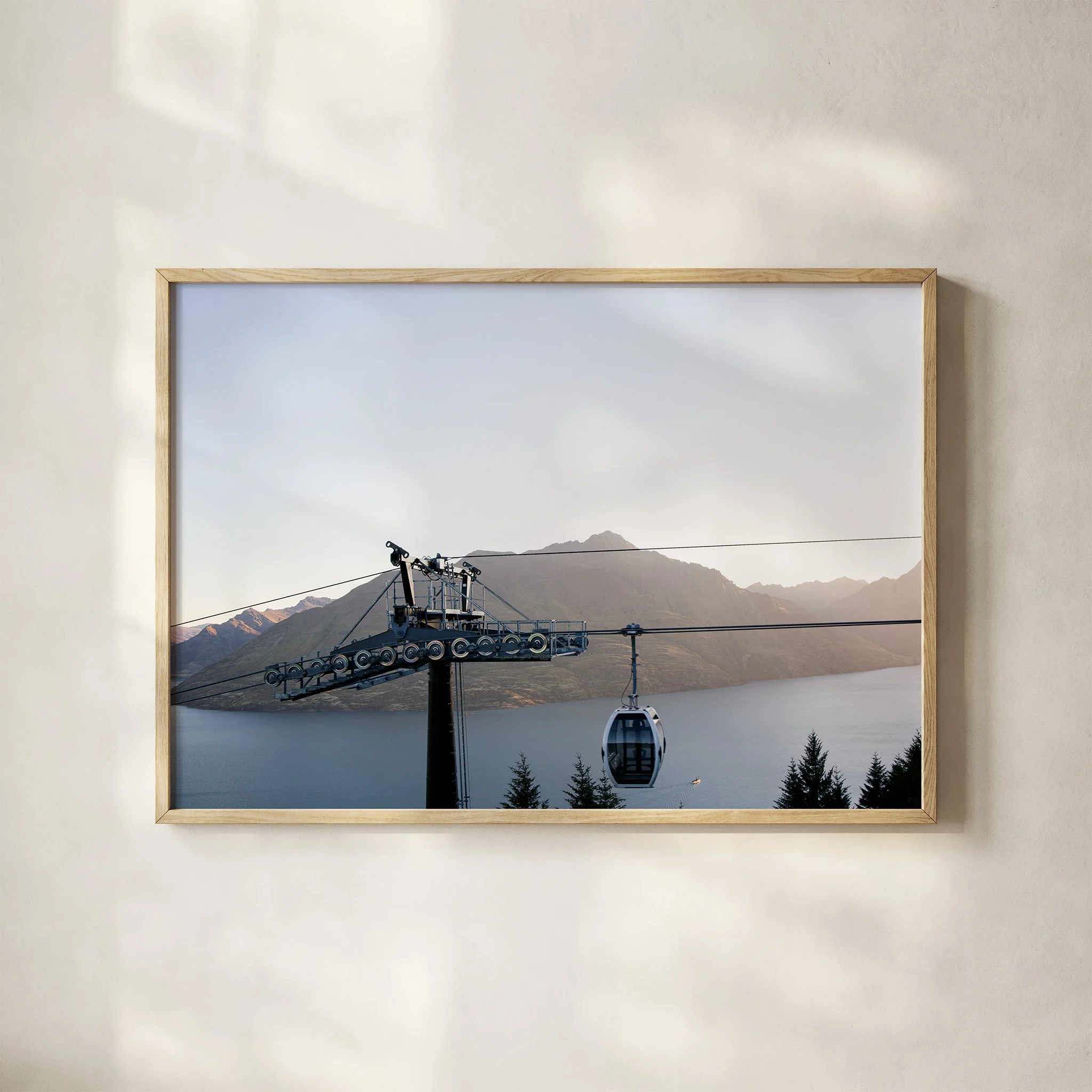Queenstown Skyline Gondola Lake Wakatipu Sunset Fine Art Print New Zealand