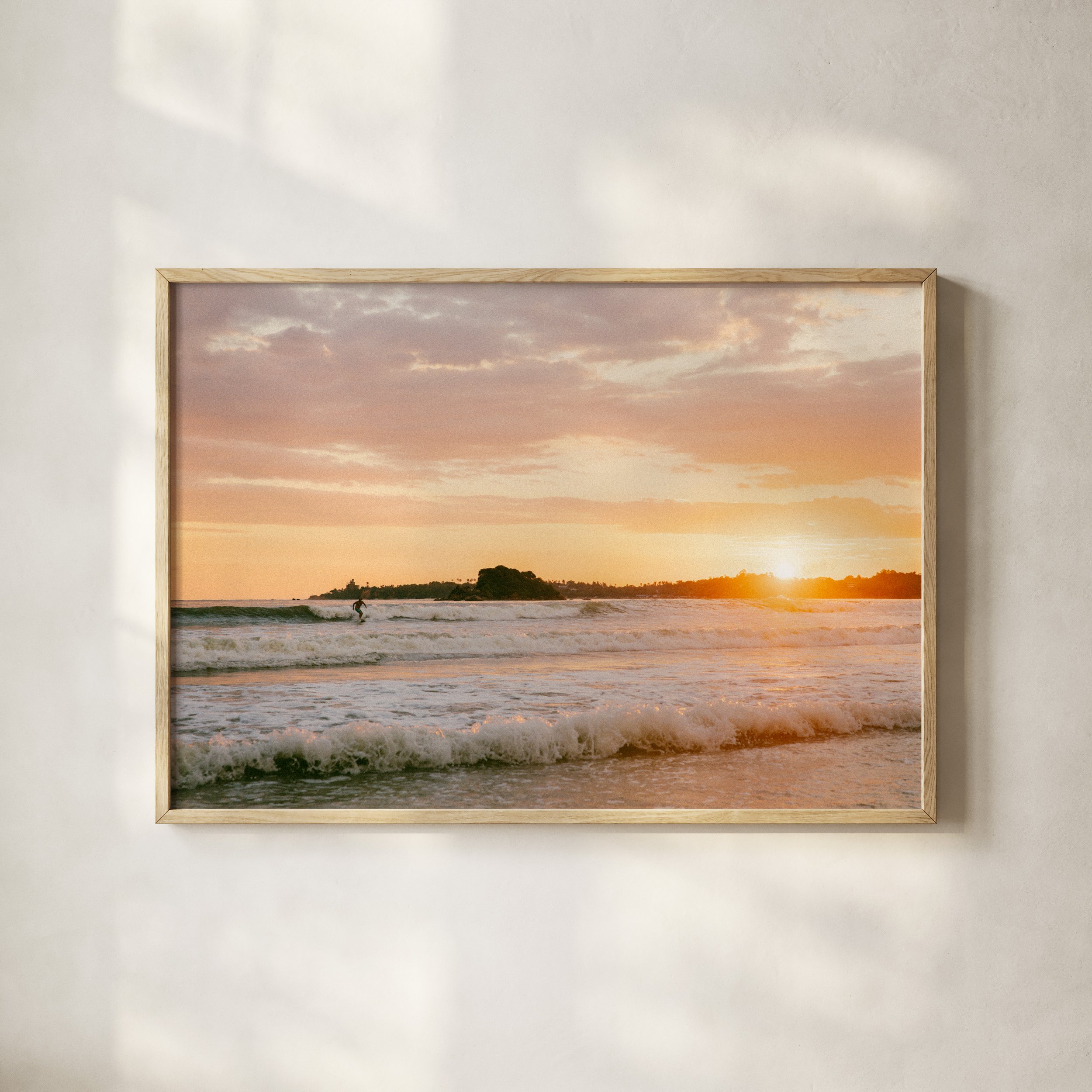 Weligama Beach Sunset Sri Lanka – Golden Hour Ocean Photography