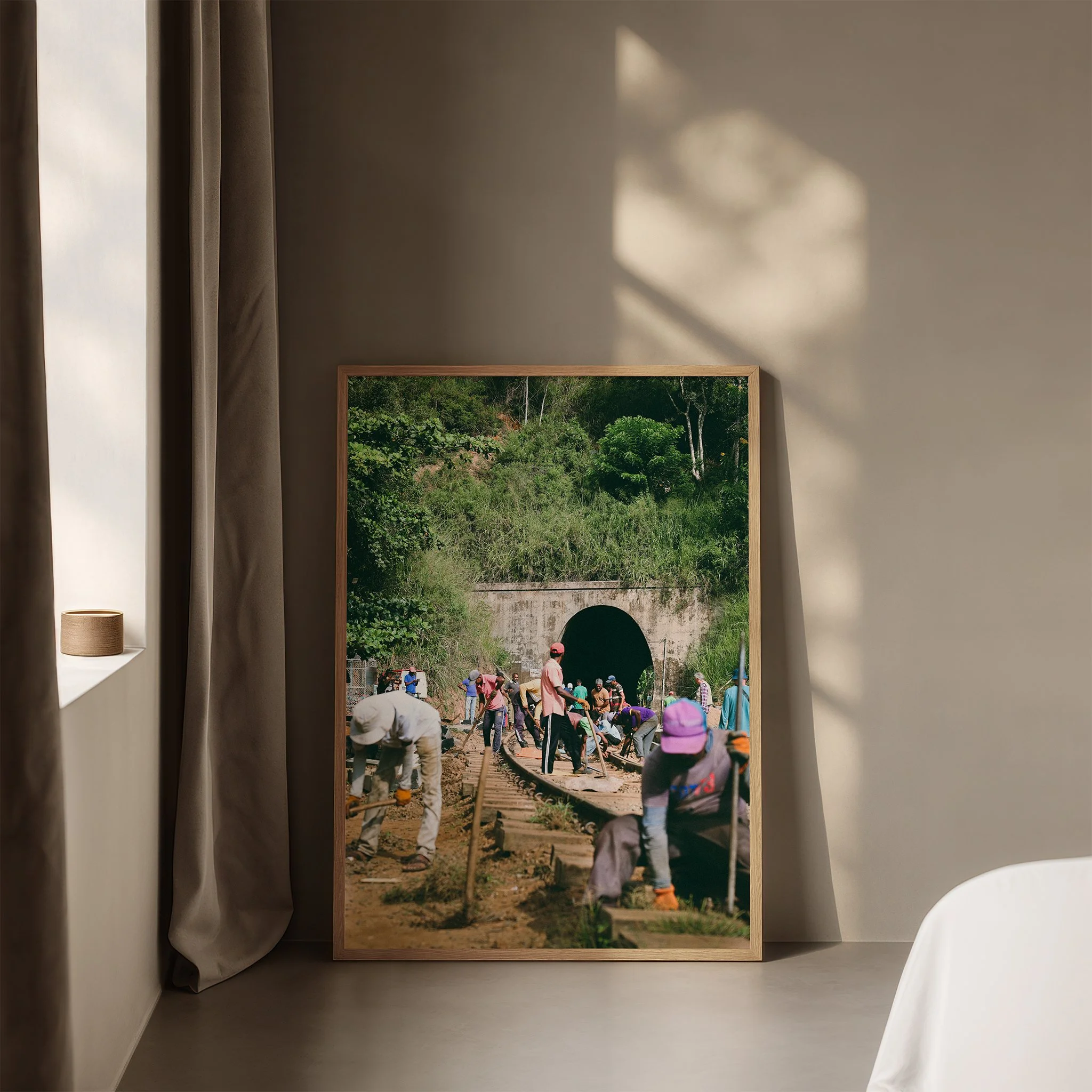 The Track Keepers - Nine Arch Bridge Print, Ella – Sri Lanka Photography Print