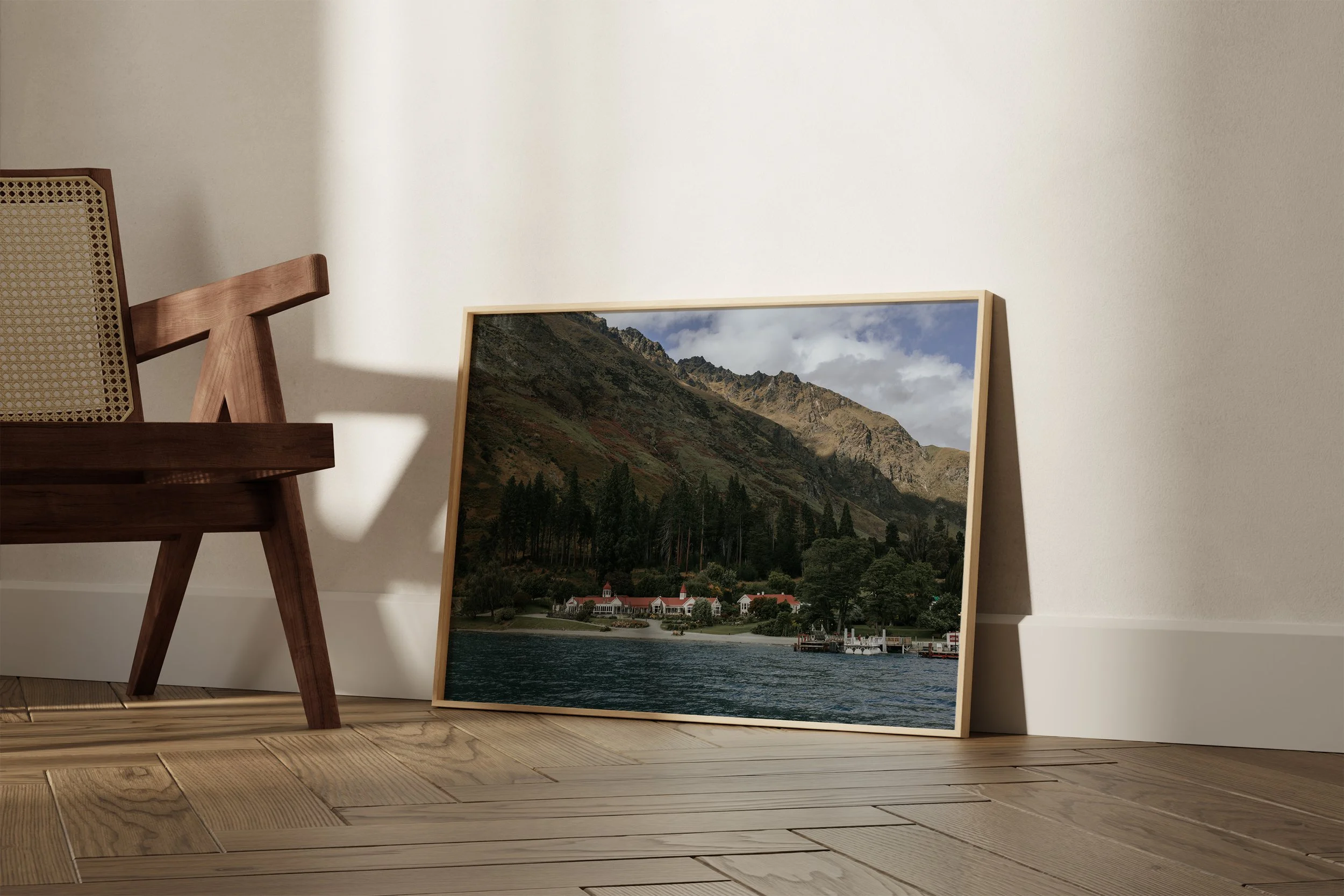 Walter Peak Lake Wakatipu Queenstown New Zealand Fine Art Print