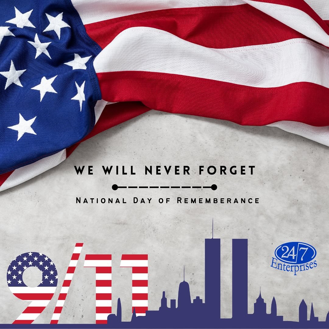 Honoring the resilience and strength of our nation on this solemn day. We remember the lives lost, the heroes who emerged, and the unity that carried us through. Together, we keep moving forward, always.  #NeverForget911