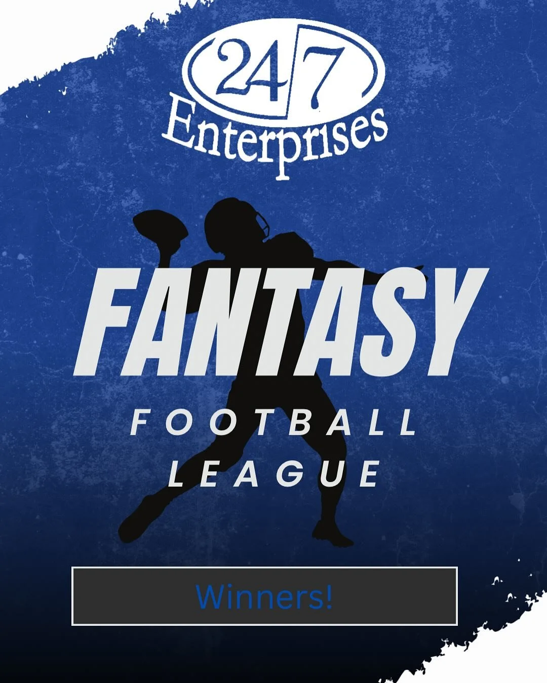 24/7 Enterprises Fantasy Football League Champions! 🏈🚛

Our Team Delivers&mdash;On and Off the Field!

Congratulations to our top players:

🥇 Lumene hauls in the championship trophy &amp; tickets to a football game of her choice! 
🥈 Angelo delive