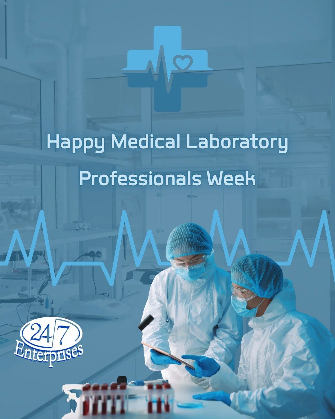Not all heroes wear capes&mdash;some wear lab coats. 🧪💙 Celebrating our amazing Medical Laboratory Professionals this week! #MedicalLabProfessionalsWeek