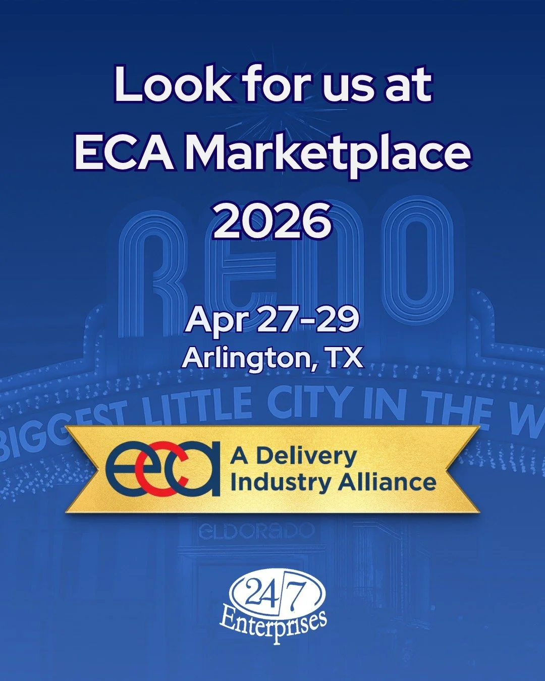 We&rsquo;re excited to share that we&rsquo;ll be attending this year&rsquo;s ECA: A Delivery Industry Alliance MarketPlace 2026, happening April 27&ndash;29! 🎉
We&rsquo;re looking forward to networking, great conversations, and connecting with incre
