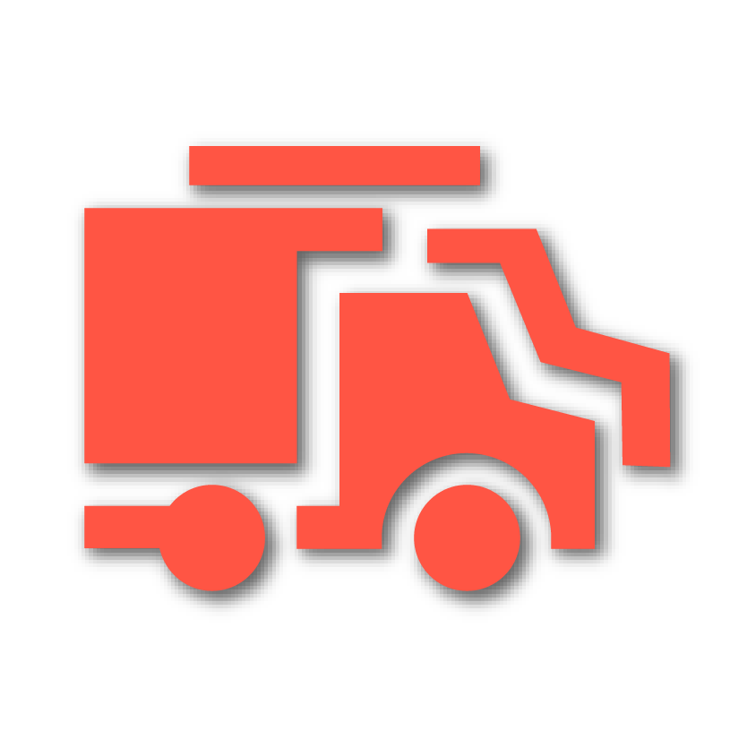 orange icon showing 2 trucks as fleet