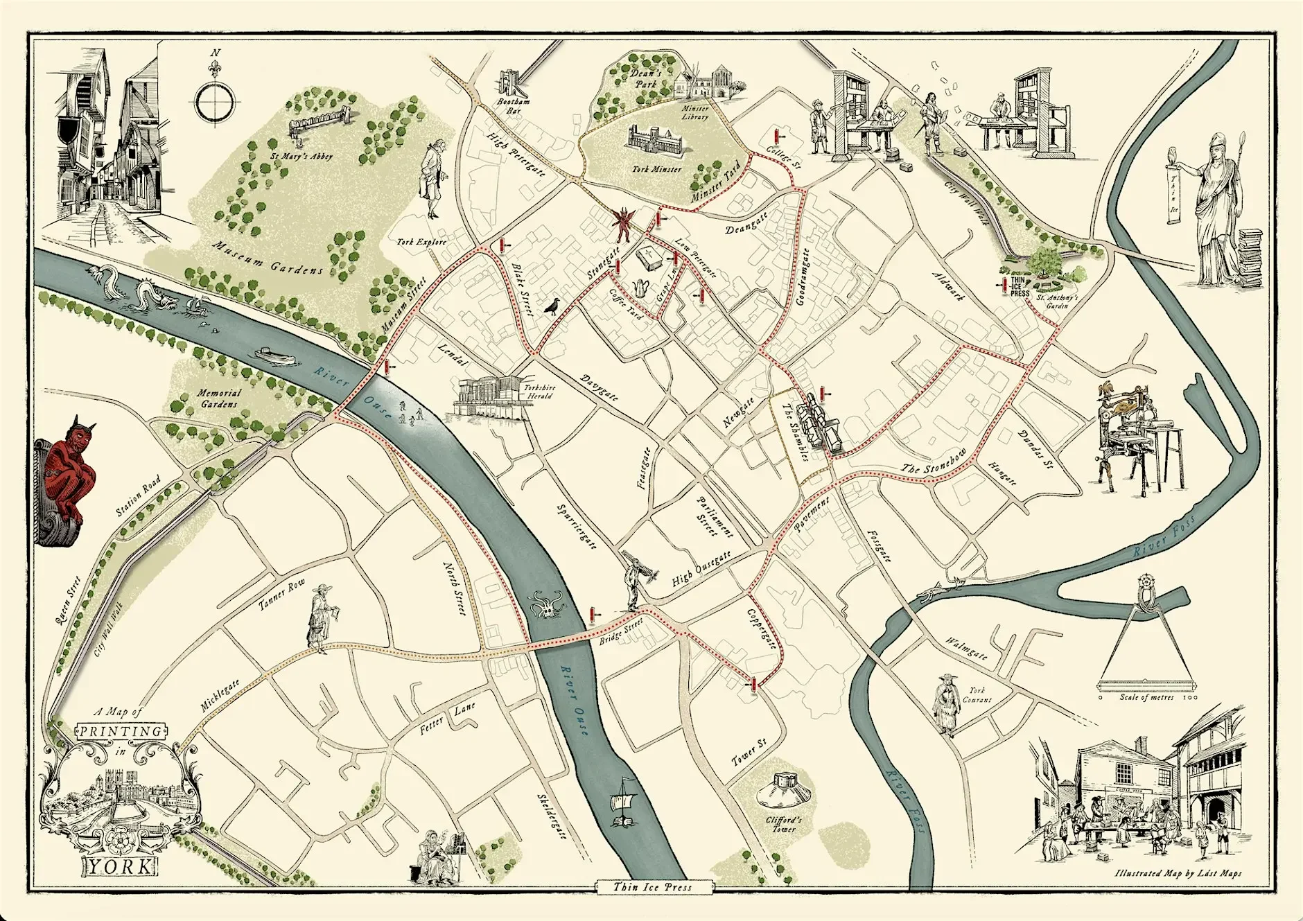 Printing History Walking Tour
