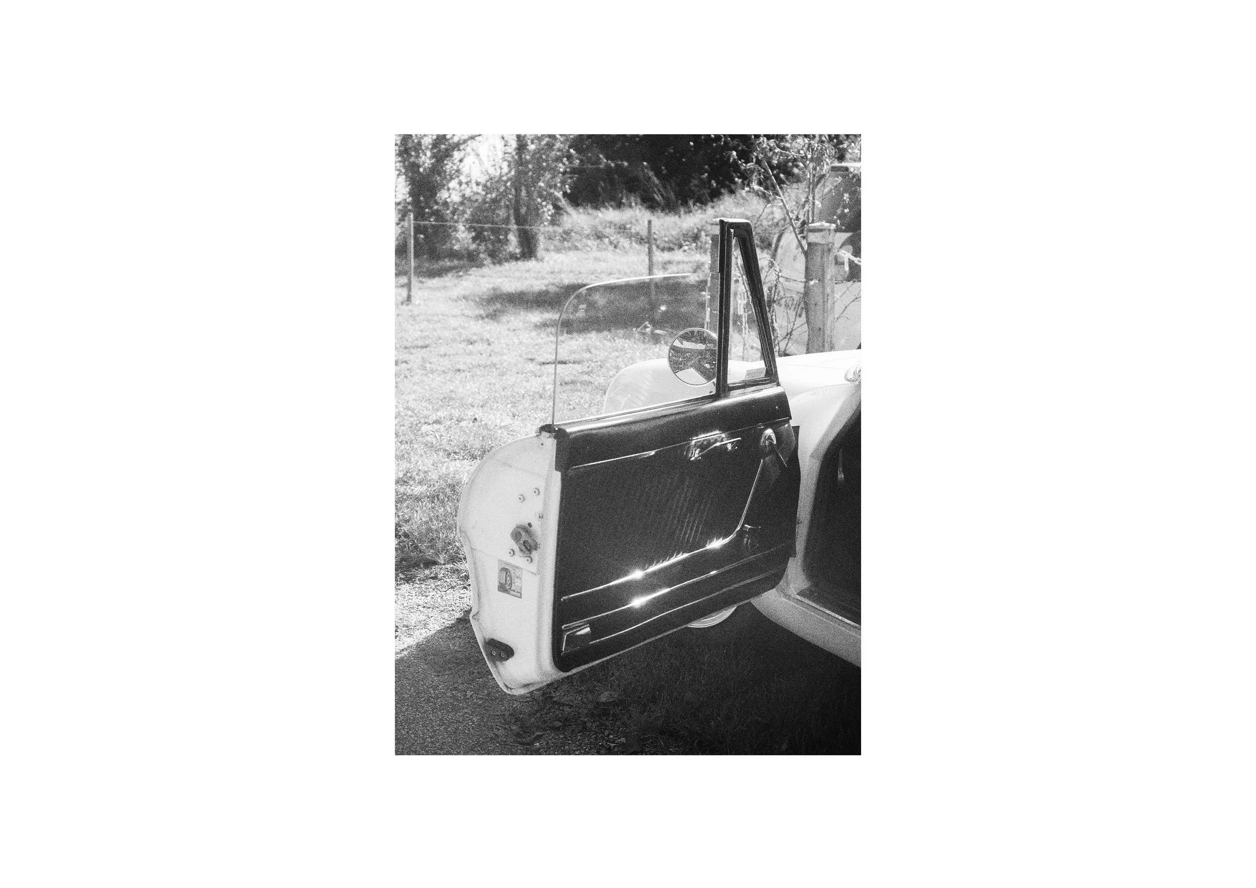 TIRAGE VOITURE PAPY AVEC ENCADREMENT