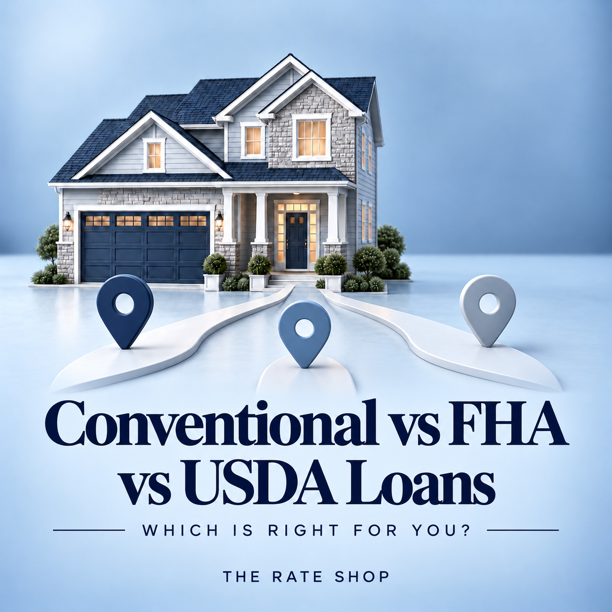 Conventional vs FHA vs USDA Loans: Which Is Right for Me?