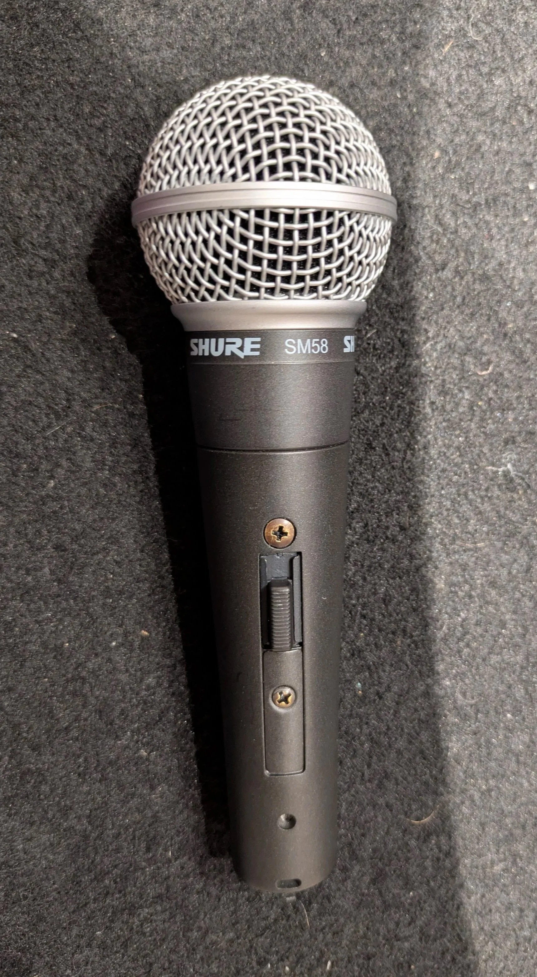 SM58 vocal microphone (up to four available)