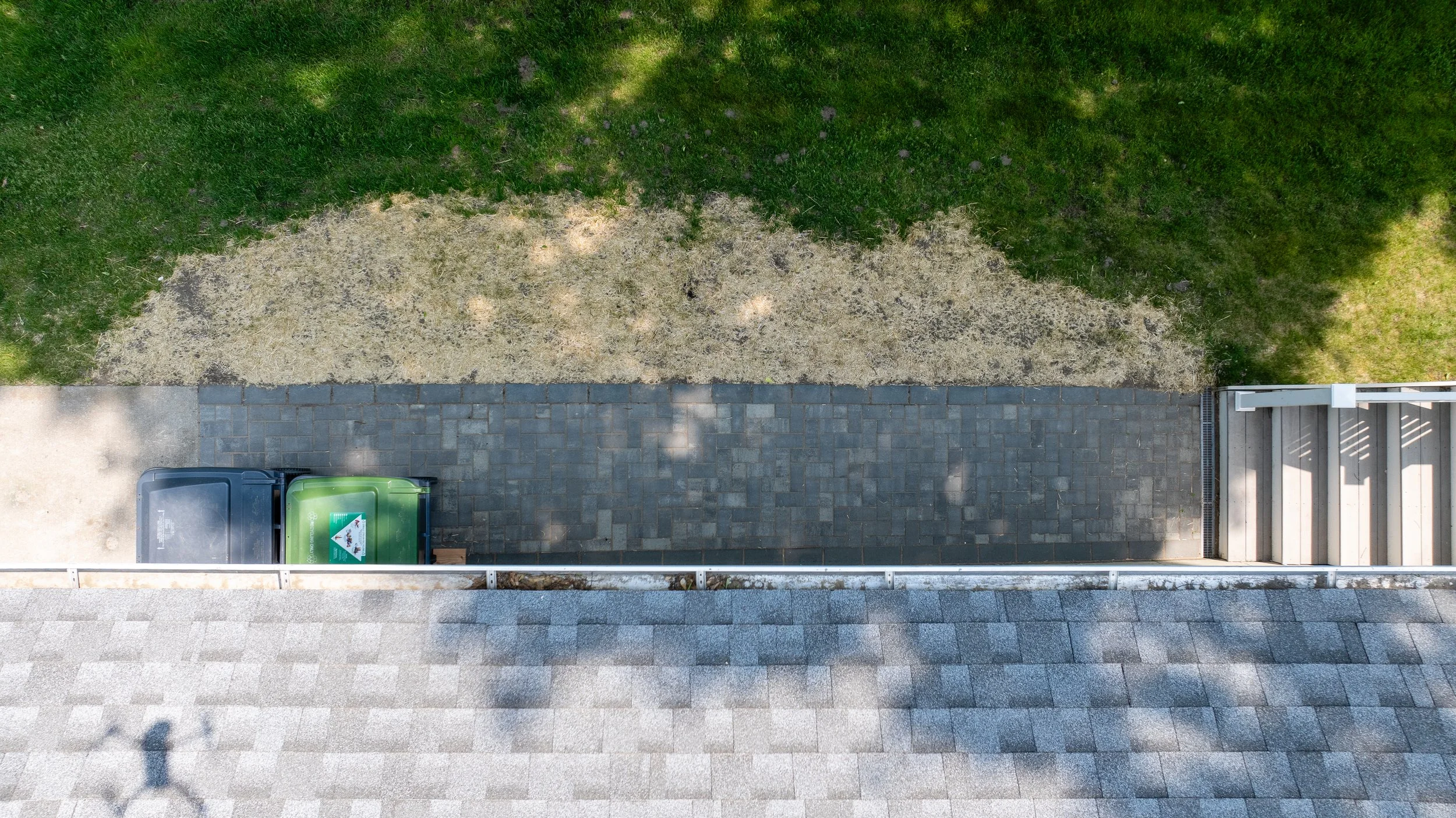  Completed landscape with finished planting beds and walkways 