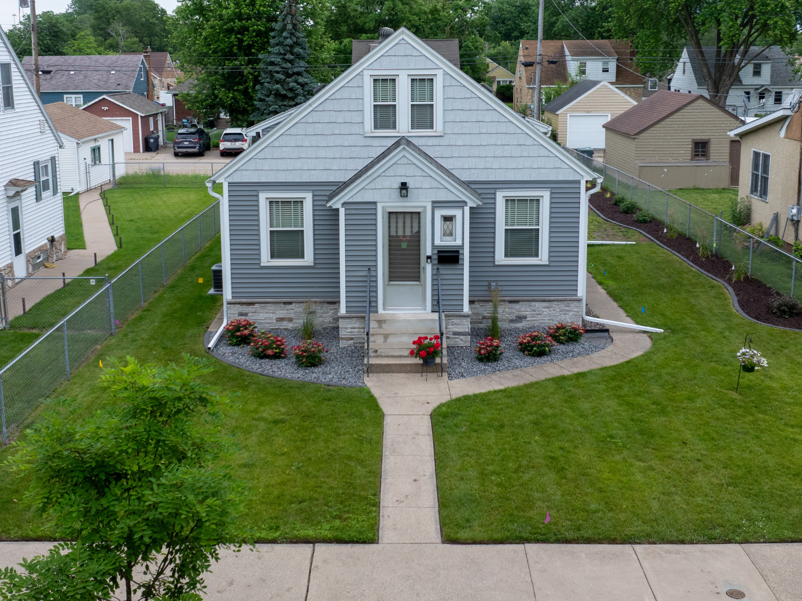 house yard finished project