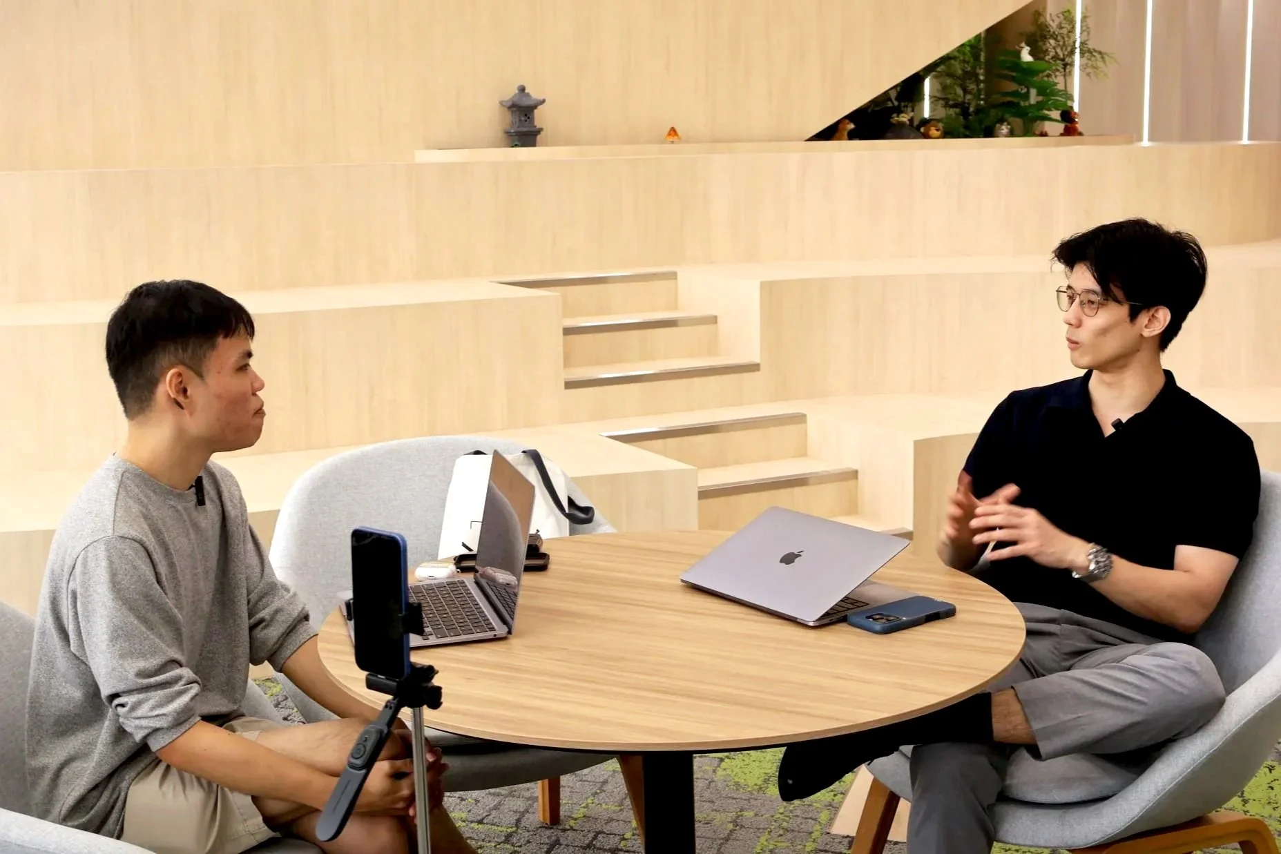 SEAmplified interviewing profiles for newsletter