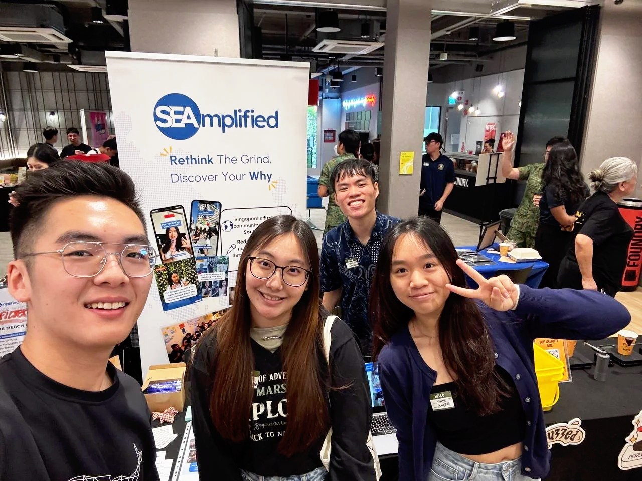 SEAmplified career summit booth