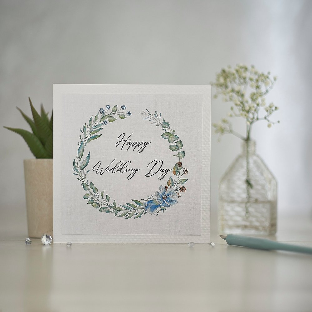  Elegant greeting cards subtly styled and photographed with small reflective jewels as props, design 3 