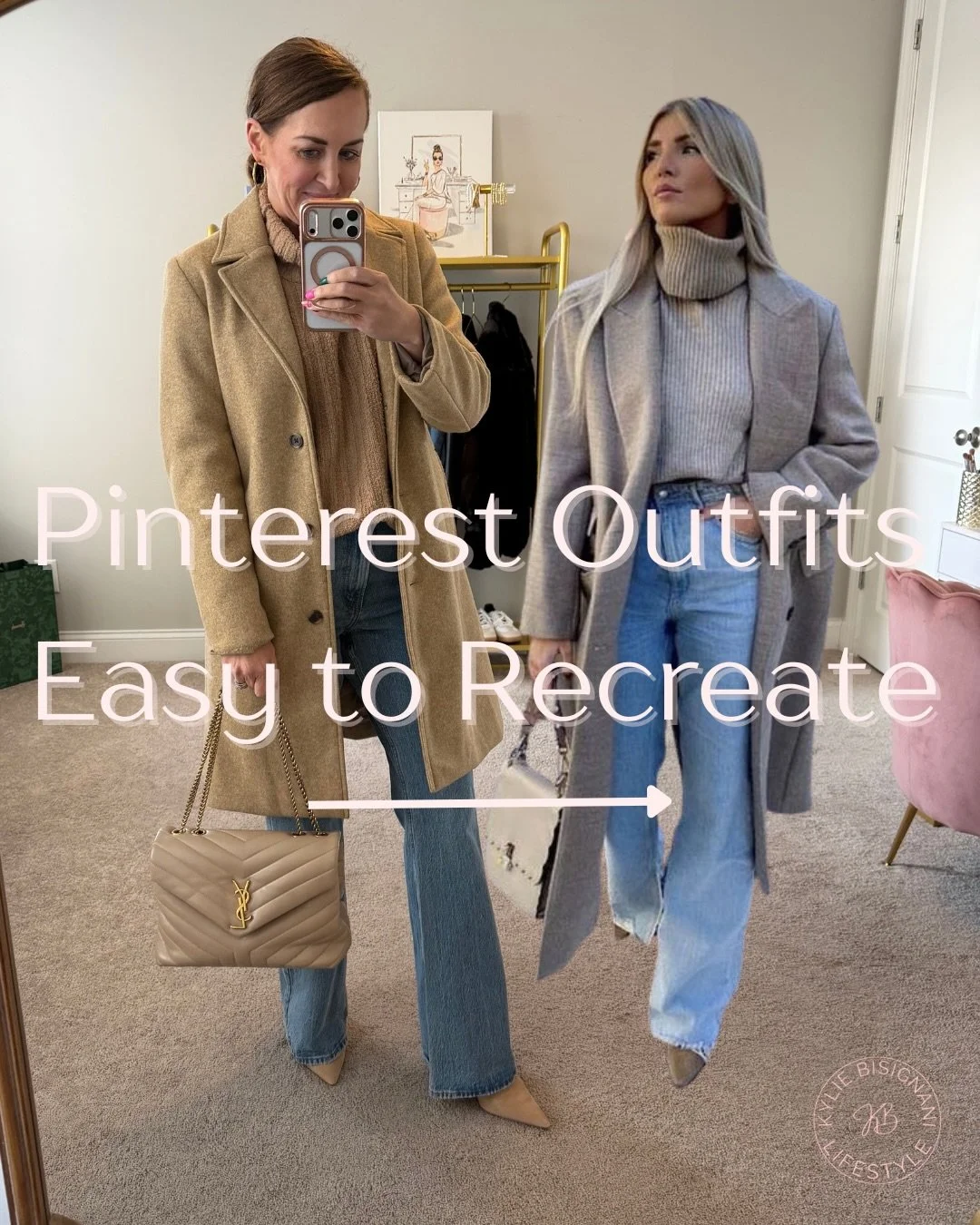 Pinterest outfits are inspiring, but translating them into real life can feel overwhelming.

These are Pinterest outfits that are easy to recreate using wearable pieces you&rsquo;ll actually get dressed in.  Using classic denim, neutral layers, comfo