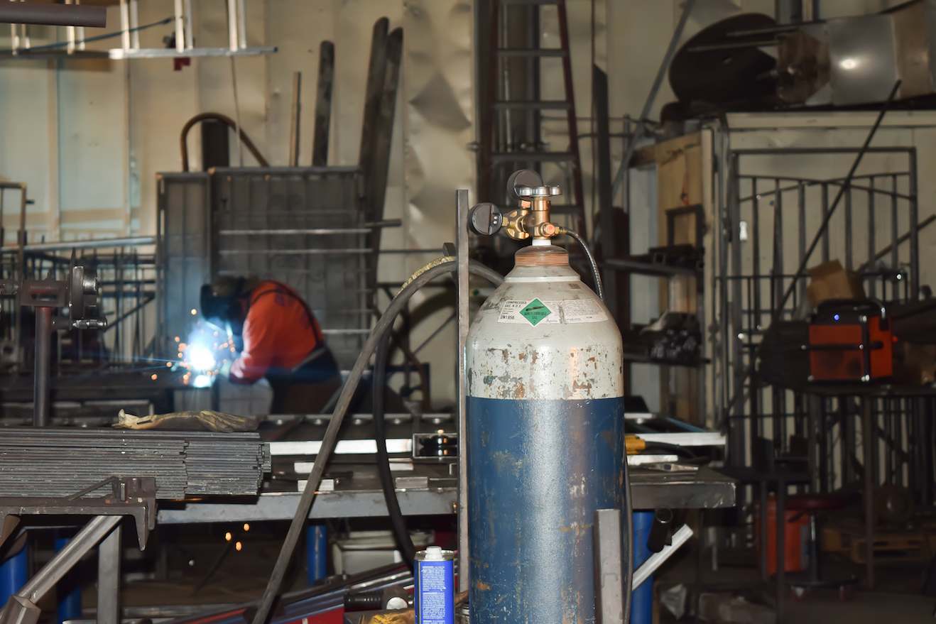 In our work cellar where creativity thrives. A vast array of materials fueling the artistry behind our ironmaster projects.