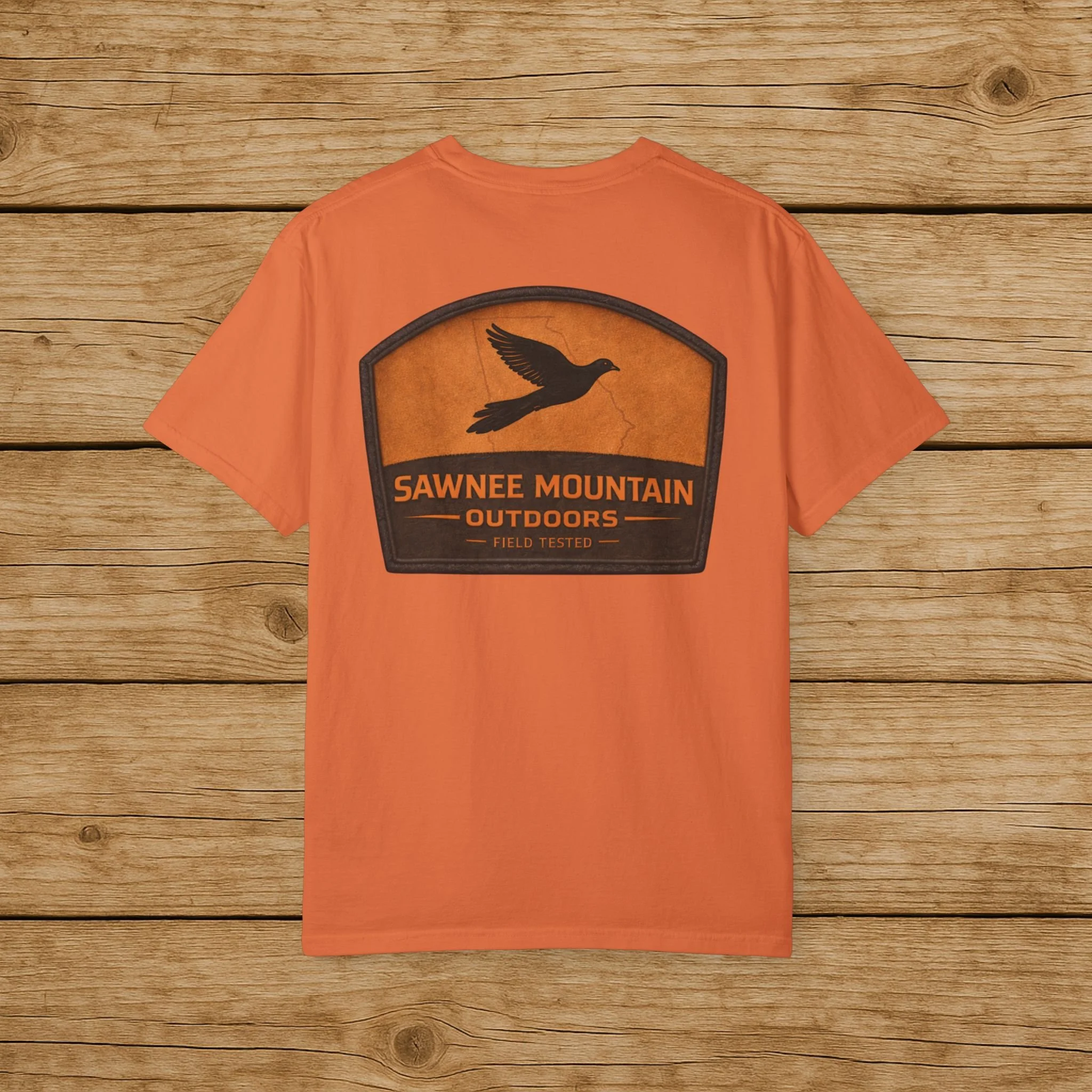 Sawnee Mountain Outdoors Dove Field Tested Comfort Colors T-Shirt | Georgia Hunting & Outdoor Apparel