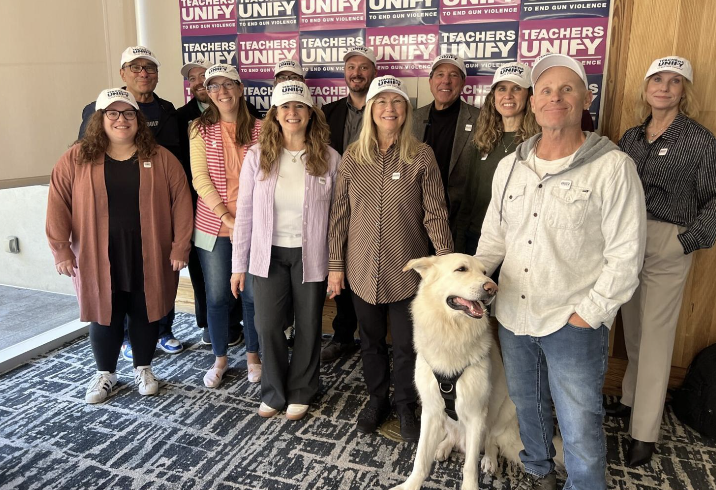 Members of the Teachers Unify to End Gun Violence crisis intervention team.