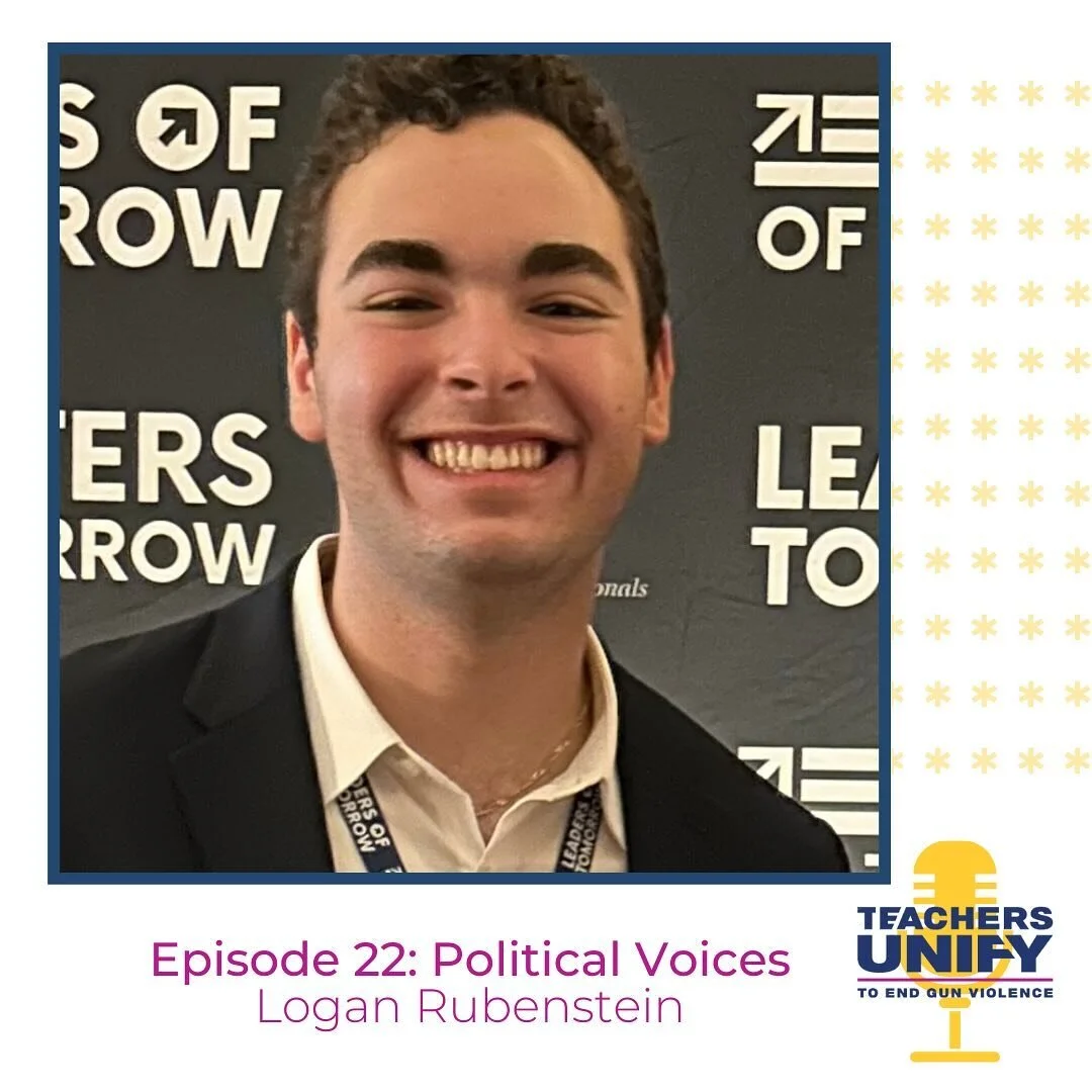 In this episode of @teachersunifypc, listen to Logan Rubenstein, the former director of March For Our Lives Parkland. He speaks about his experience adjacent to the events at Marjory Stoneman Douglas High School on Feb. 14, 2018, how he&rsquo;s gotte