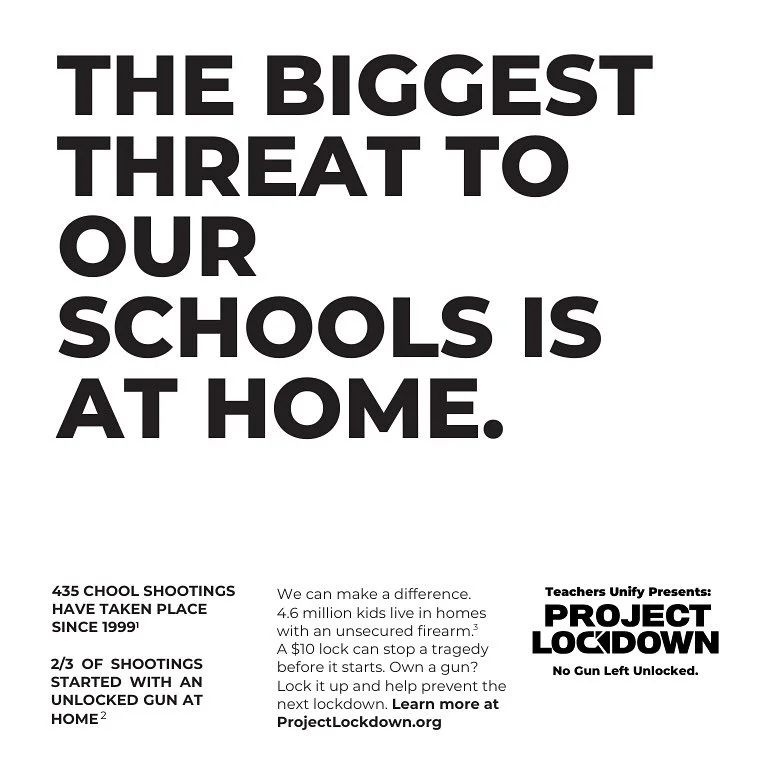 We refuse to accept gun violence as normal. These tragedies aren&rsquo;t inevitable&mdash;they&rsquo;re preventable through education, responsibility, and action. Join us. #ProjectLockdown #NoGunLeftUnlocked

projectlockdown.org
☮️📚📓
