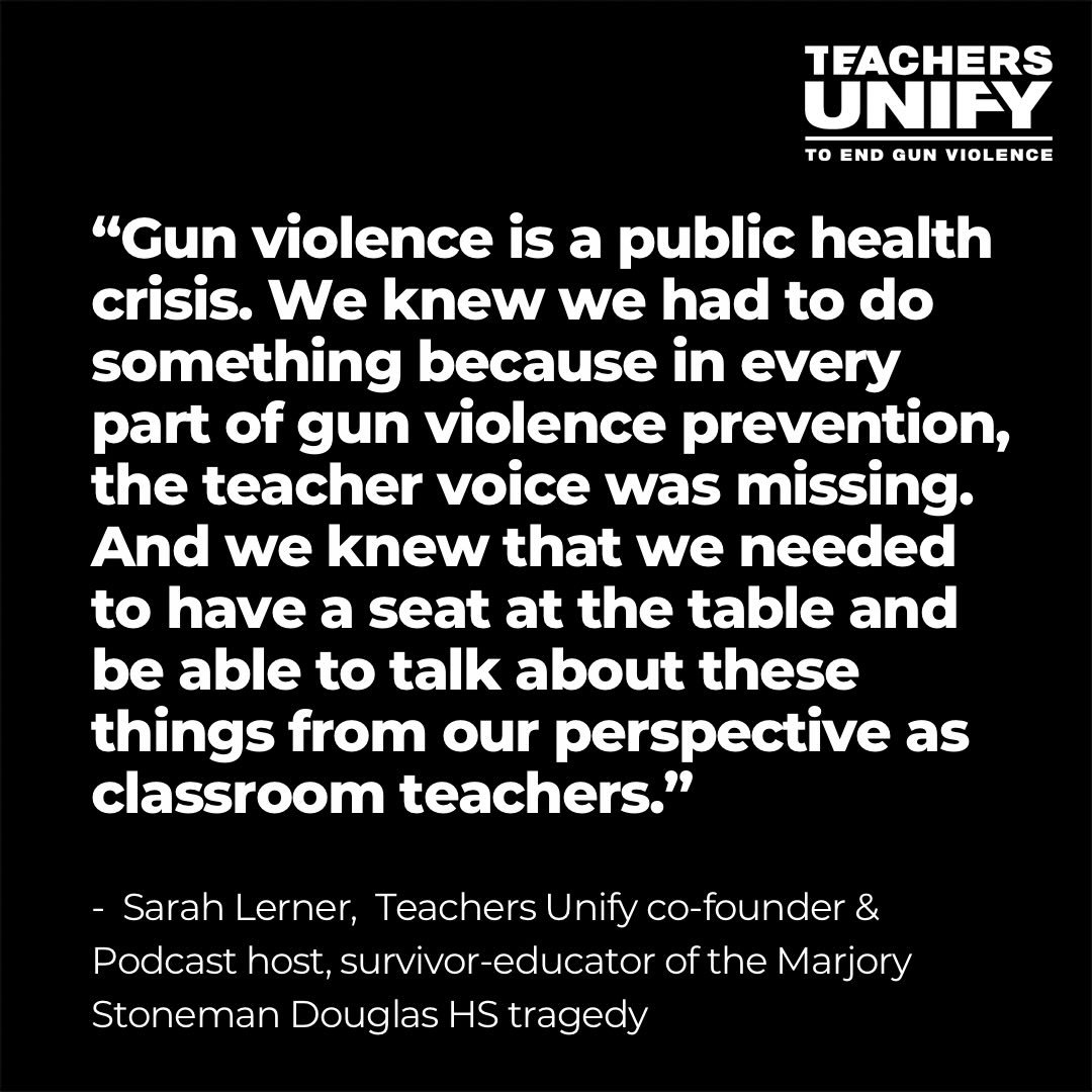 Thank you, Michelle White Mendoza @infoespoder_tv, of KIQI 1010 AM San Francisco &mdash; &ldquo;Informaci&oacute;n Es Poder,&rdquo; for uplifting Sarah&rsquo;s story and Teachers Unify.

#BooksNotBullets
#EndGunViolence
☮️📚📓