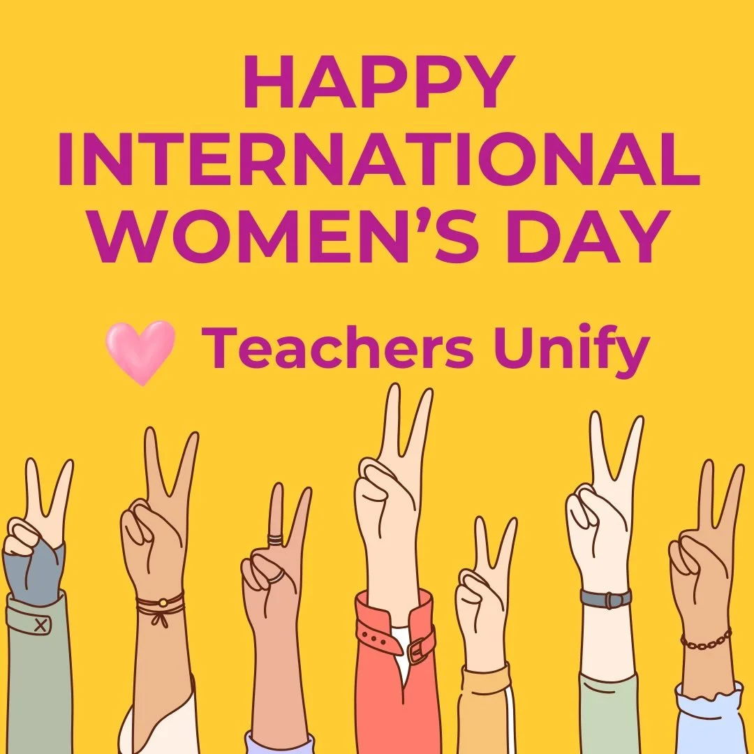 On International Women&rsquo;s Day, we honor the women who make up the heart of our schools (about 75% of teachers are women!). Every day they teach, guide, comfort, and lead &mdash; all while carrying the weight of keeping students safe and helping 