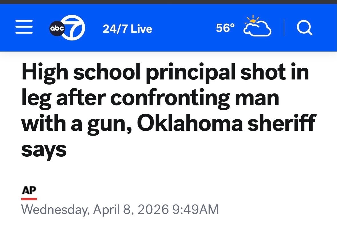 &ldquo;Moore and other staff members quickly confronted the former student after they noticed he entered the school with a gun.&rdquo;

Working in a school should not require heroic and life-threatening actions. 

Thinking of the entire Pauls Valley 