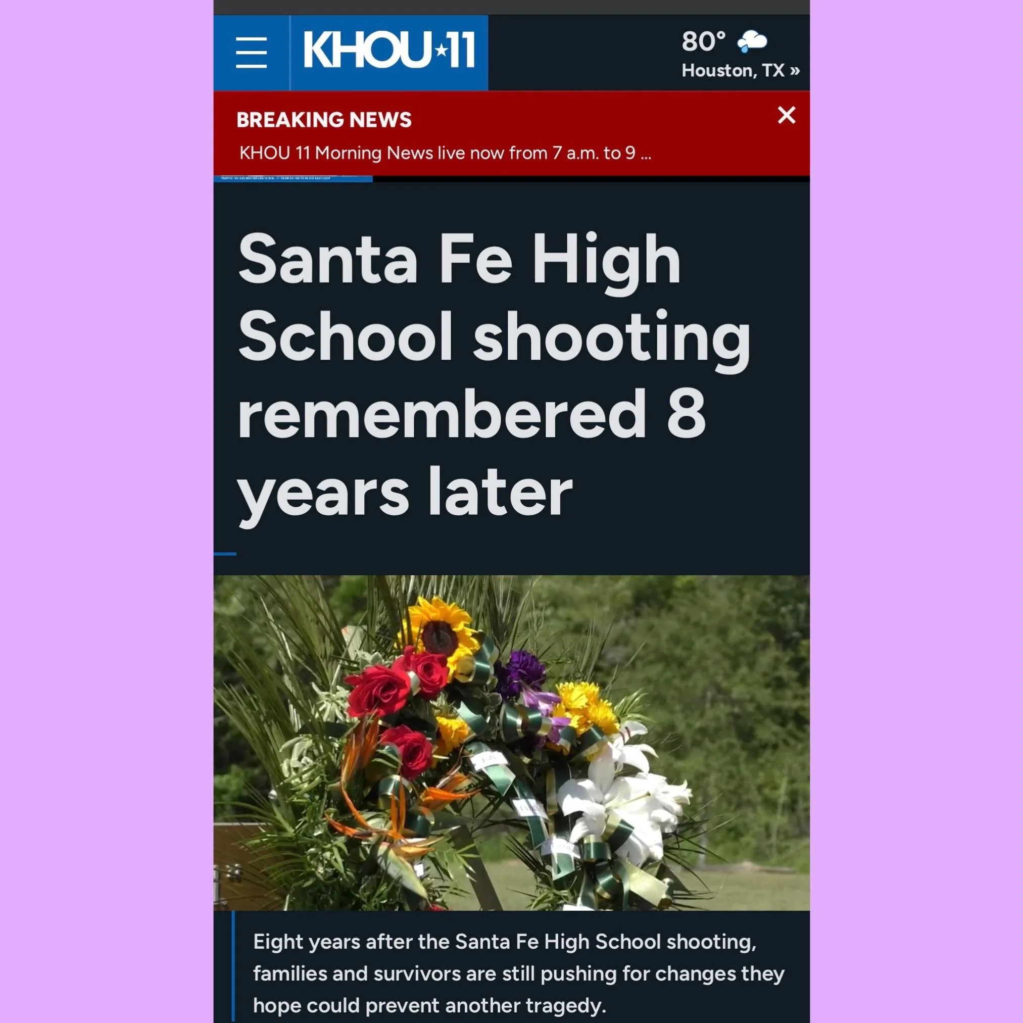 Our hearts are with all impacted by the tragedy at Santa Fe High School 8 years ago today. 

Please take the time to listen to our @teachersunifypc podcast episode featuring Flo Rice, former substitute teacher and injured survivor, who shares about t
