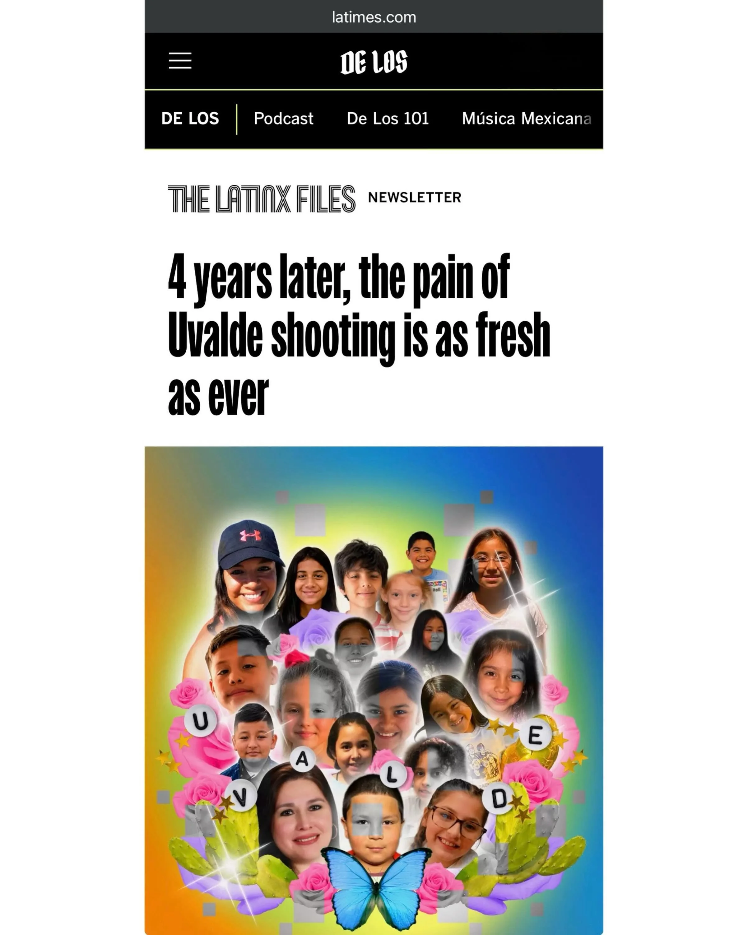 &ldquo;All the kids who were murdered that day were between 9 and 11 years old. They should all be teenagers now. They should be doing some dumb stuff with their friends and partaking in awkward school dances. They should be circulating ridiculous me