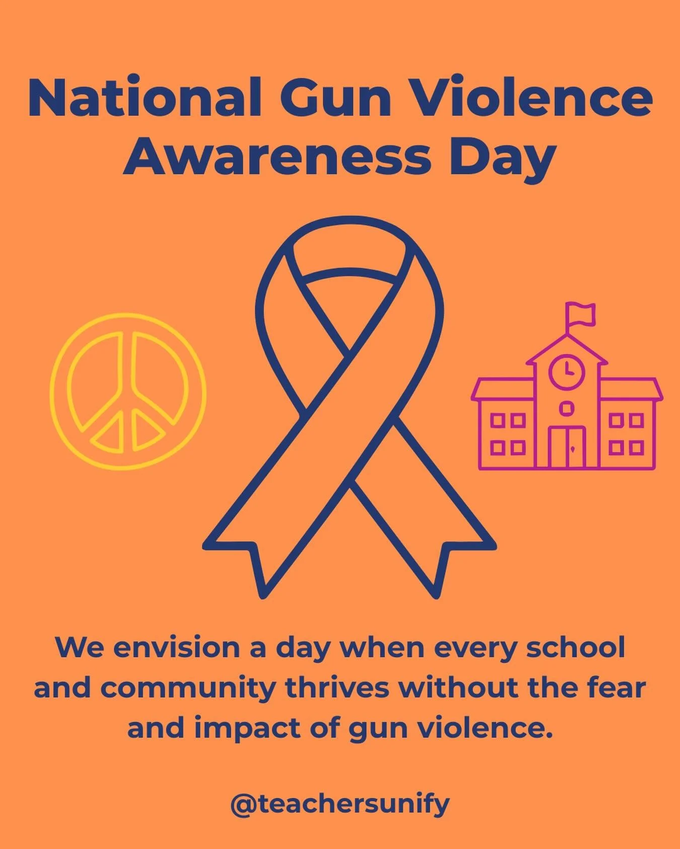 Books, not bullets. 

#GunViolenceAwarenessDay
#WearOrange 
#SafeSchoolsSafeCommunities
#EndGunViolence 
☮️📚📓❤️&zwj;🩹