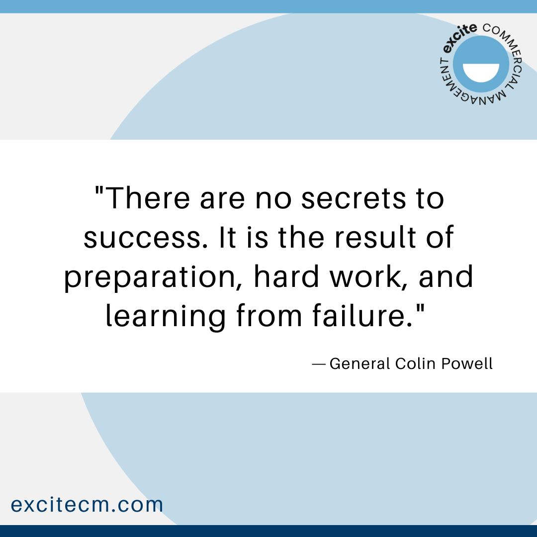 General Colin Powell quote on success