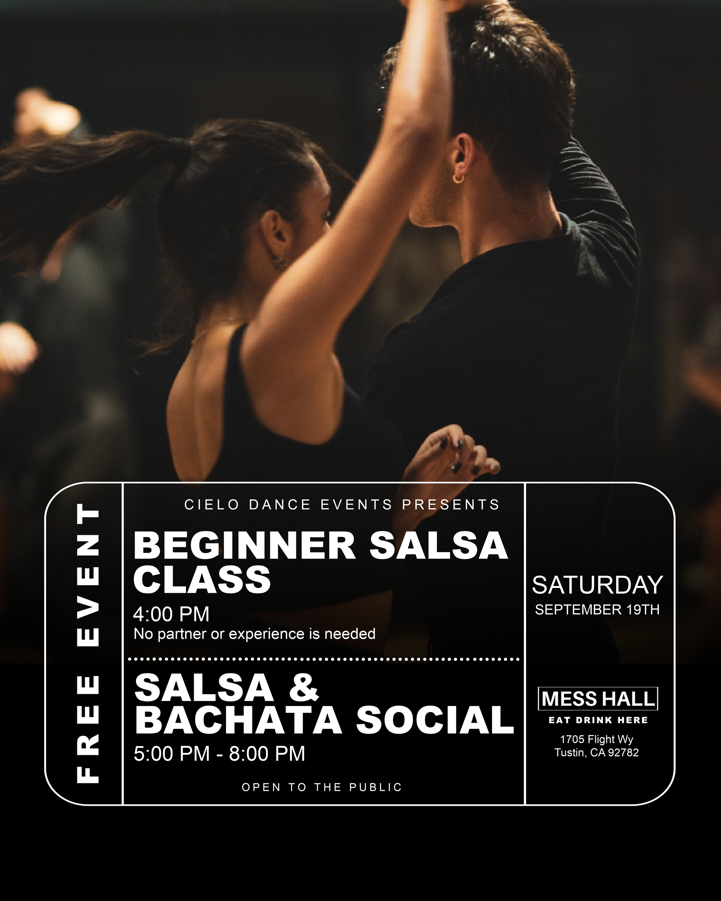Beginner Salsa Class & Salsa & Bachata Social