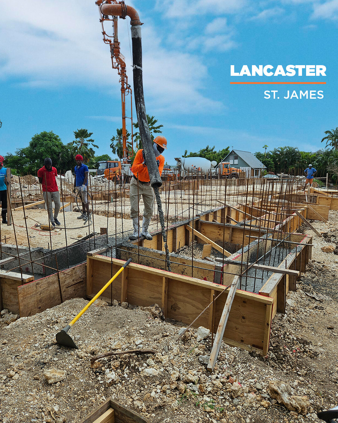 Concrete pumping in full swing on-site at Lancaster. Great for reaching those hard to reach spots! 👷🧱

Interested in learning more about our services?
☎️: +1-246-436-3952
💻: www.readymixbarbados.com

#ReadyMixBarbados #BuildWithReadyMix #Concrete 